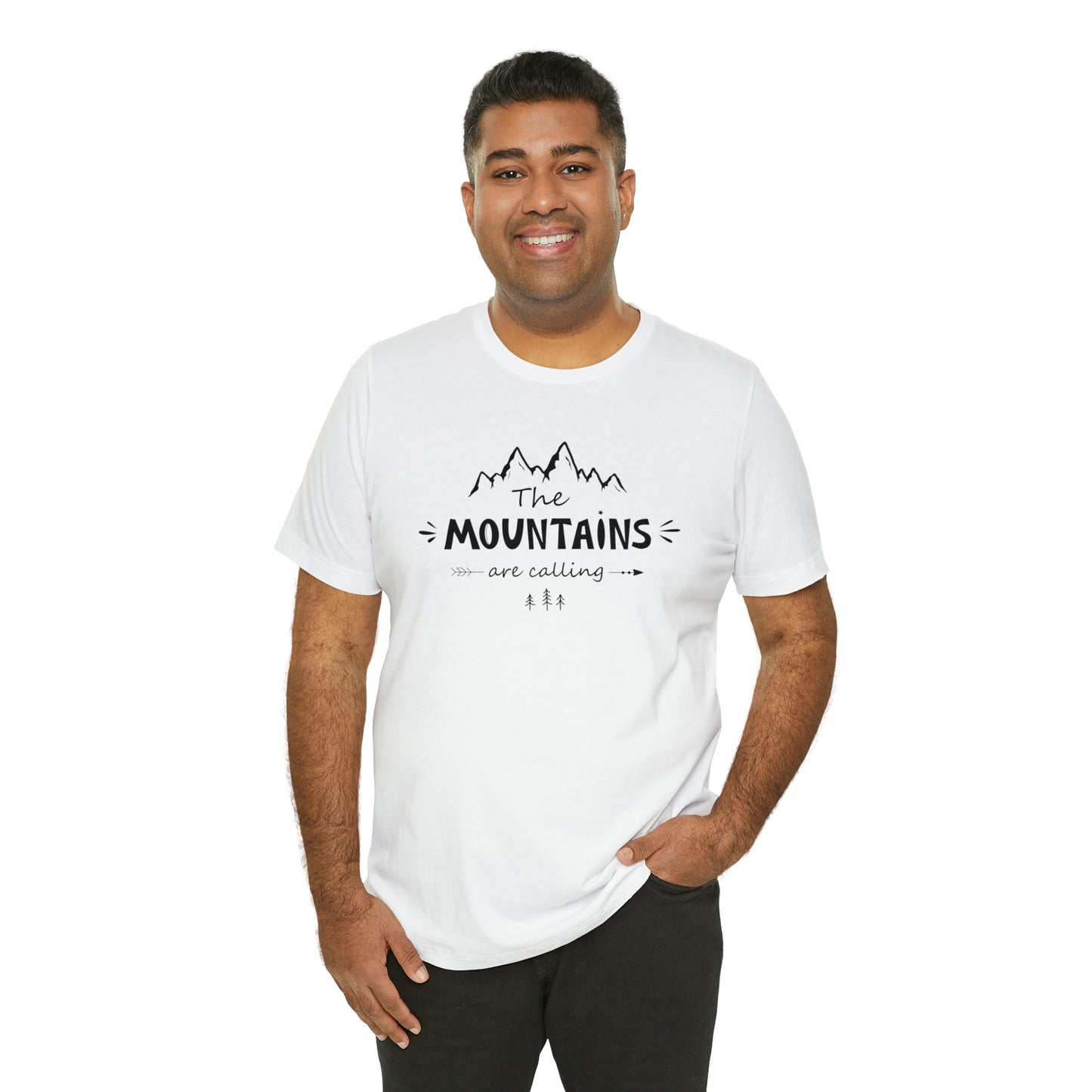 The Mountains Are Calling | Men/Unisex T-Shirt - Mightee