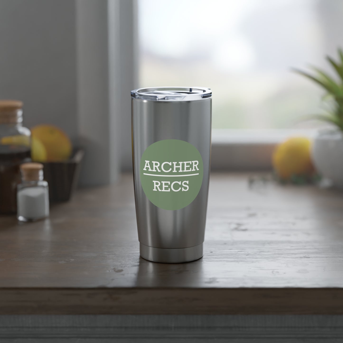 Archer Recs | Stainless Steel 20oz Tumbler