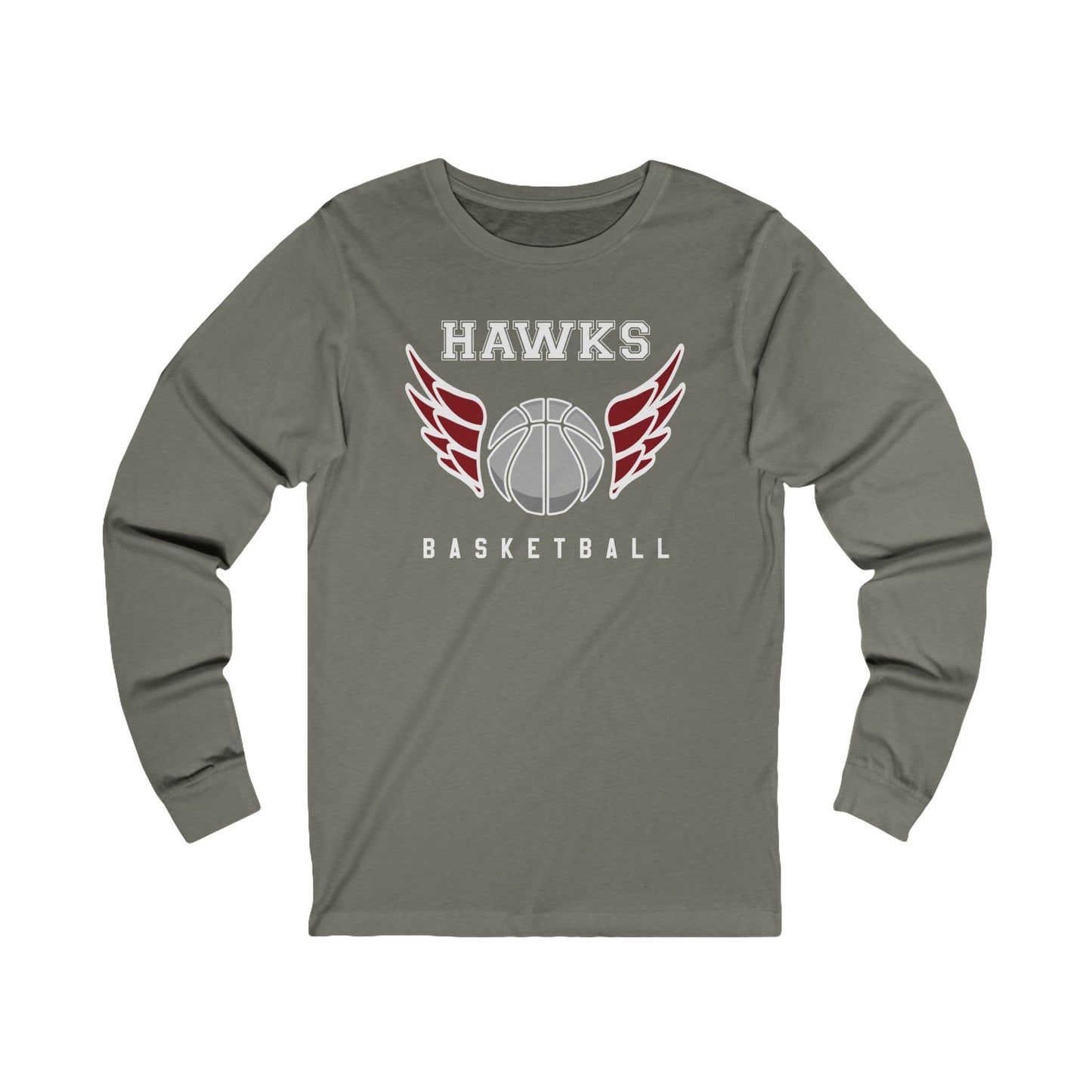 Hawks Basketball | Long Sleeve T-Shirt