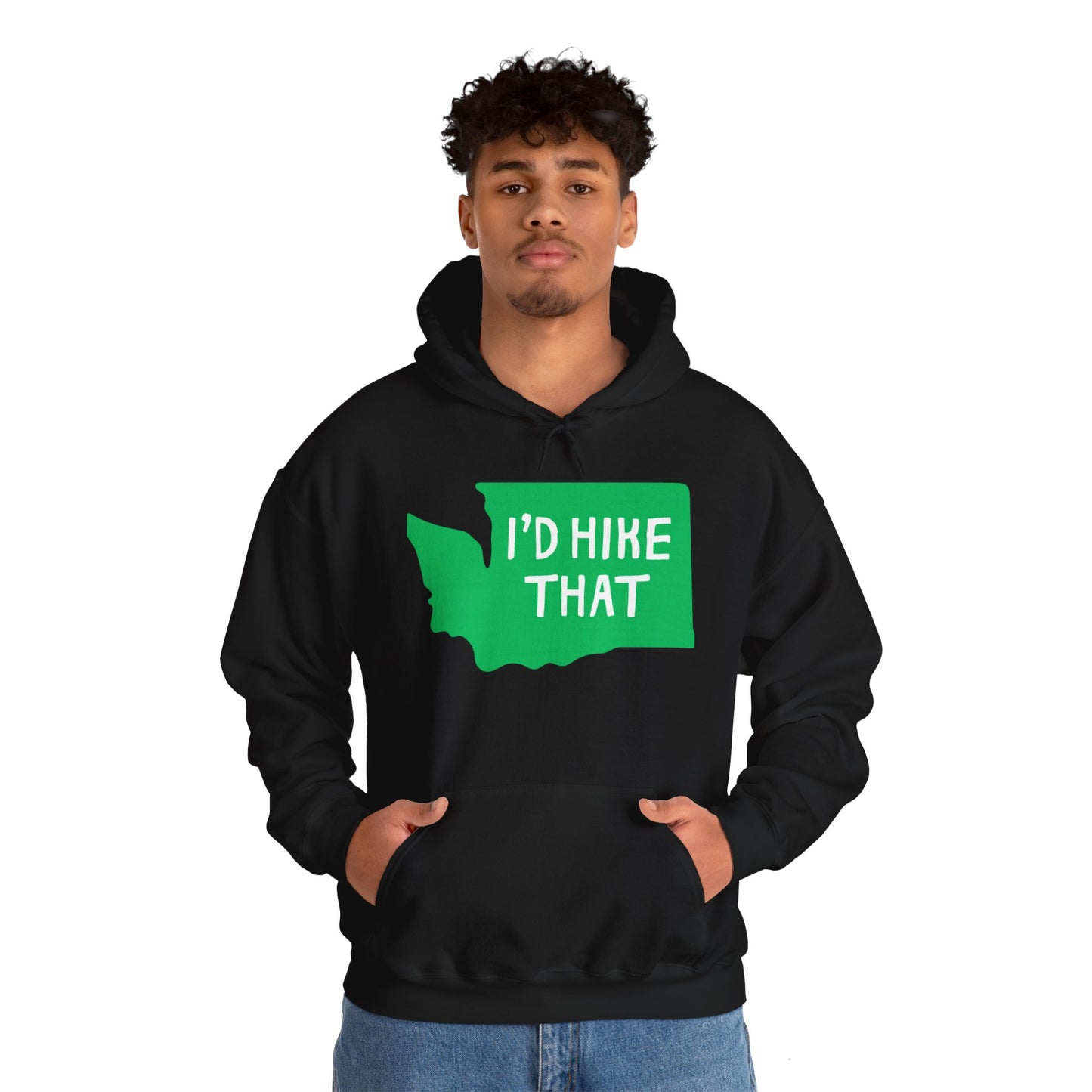 Washington I'd Hike That Hoodie | Premium Soft Pullover Hoodie