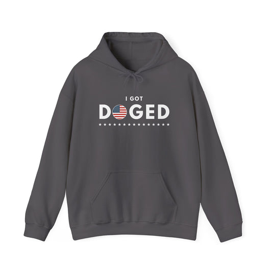 I Got Doged (Flag) | Unisex Hooded Sweatshirt