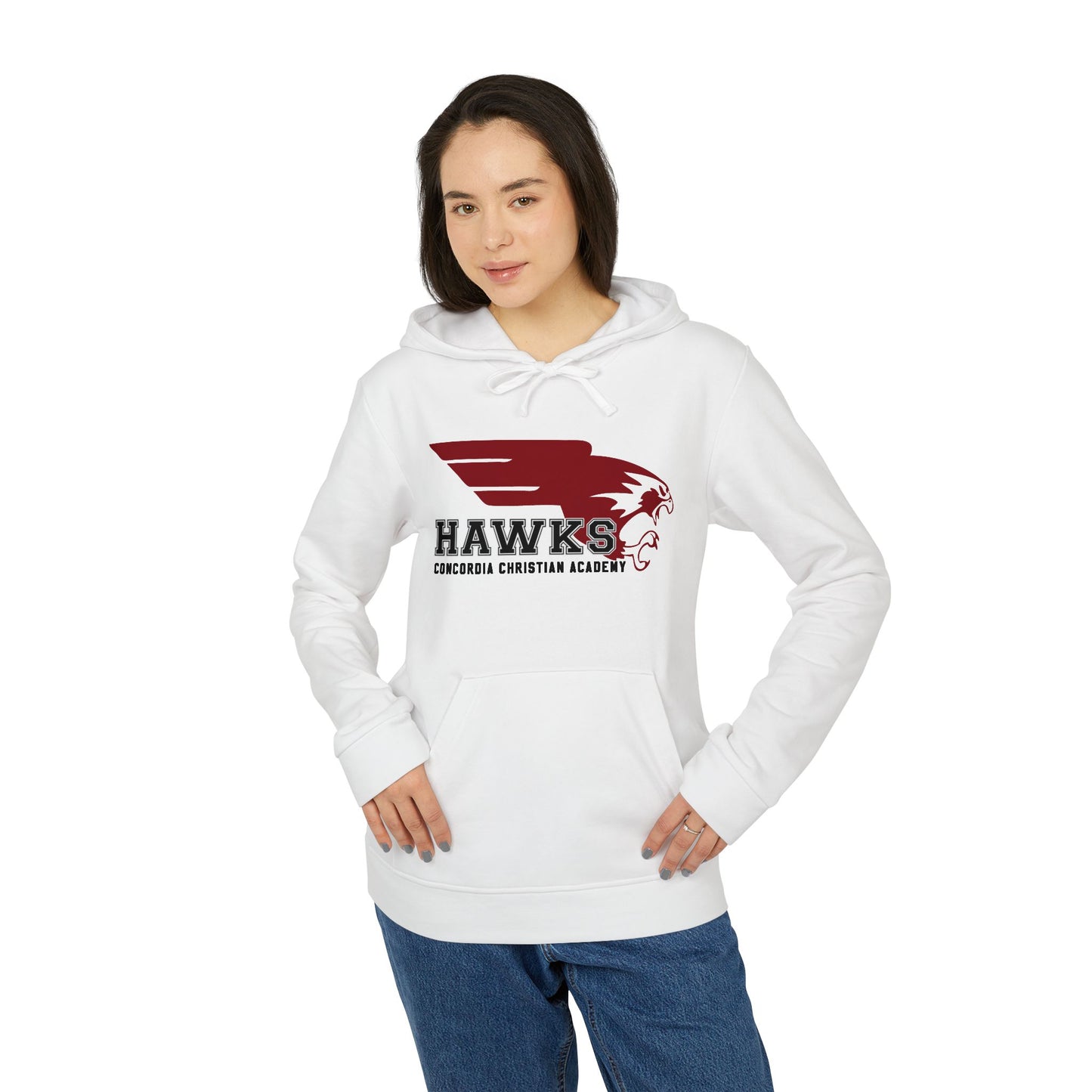 CCA Hawks | Adidas® Unisex Fleece Hoodie