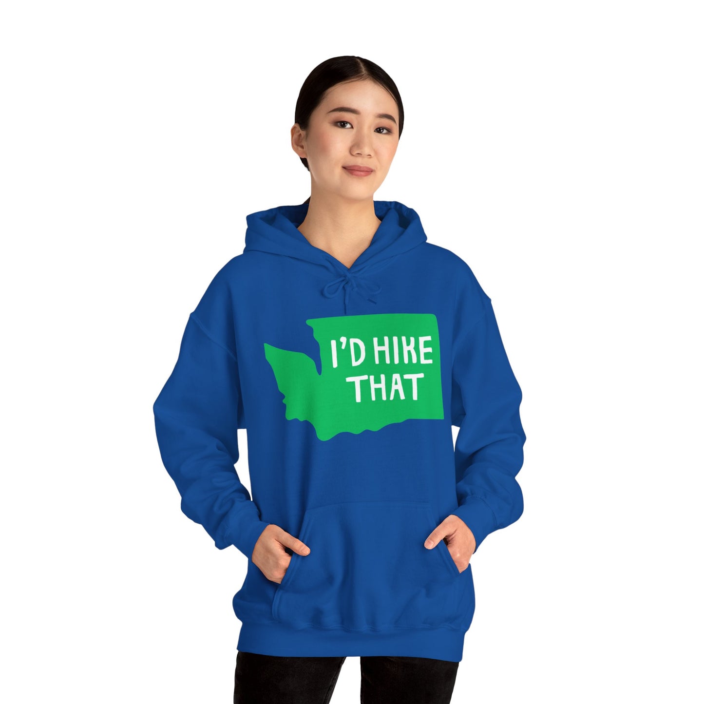 Washington I'd Hike That Hoodie | Premium Soft Pullover Hoodie