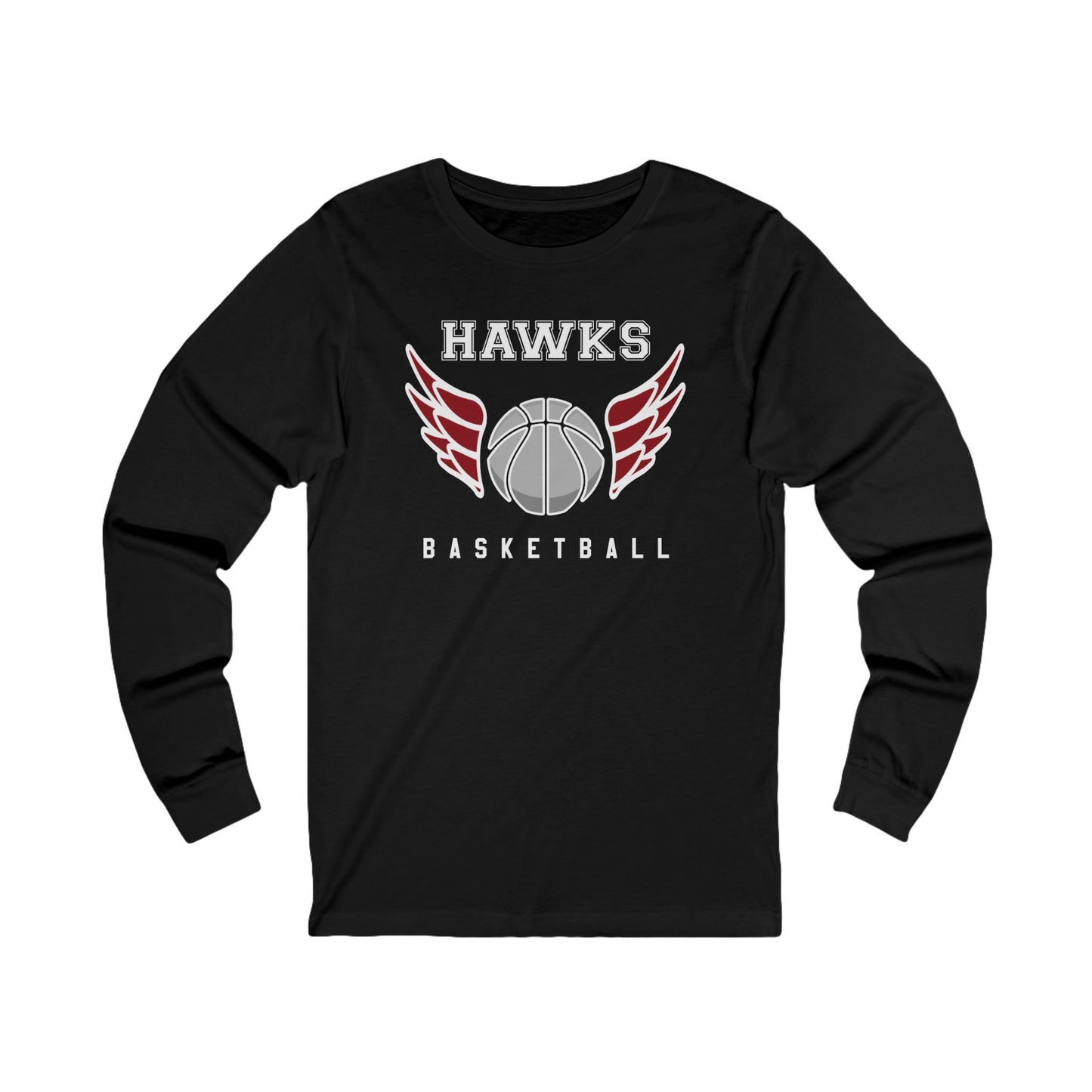 Hawks Basketball | Long Sleeve T-Shirt