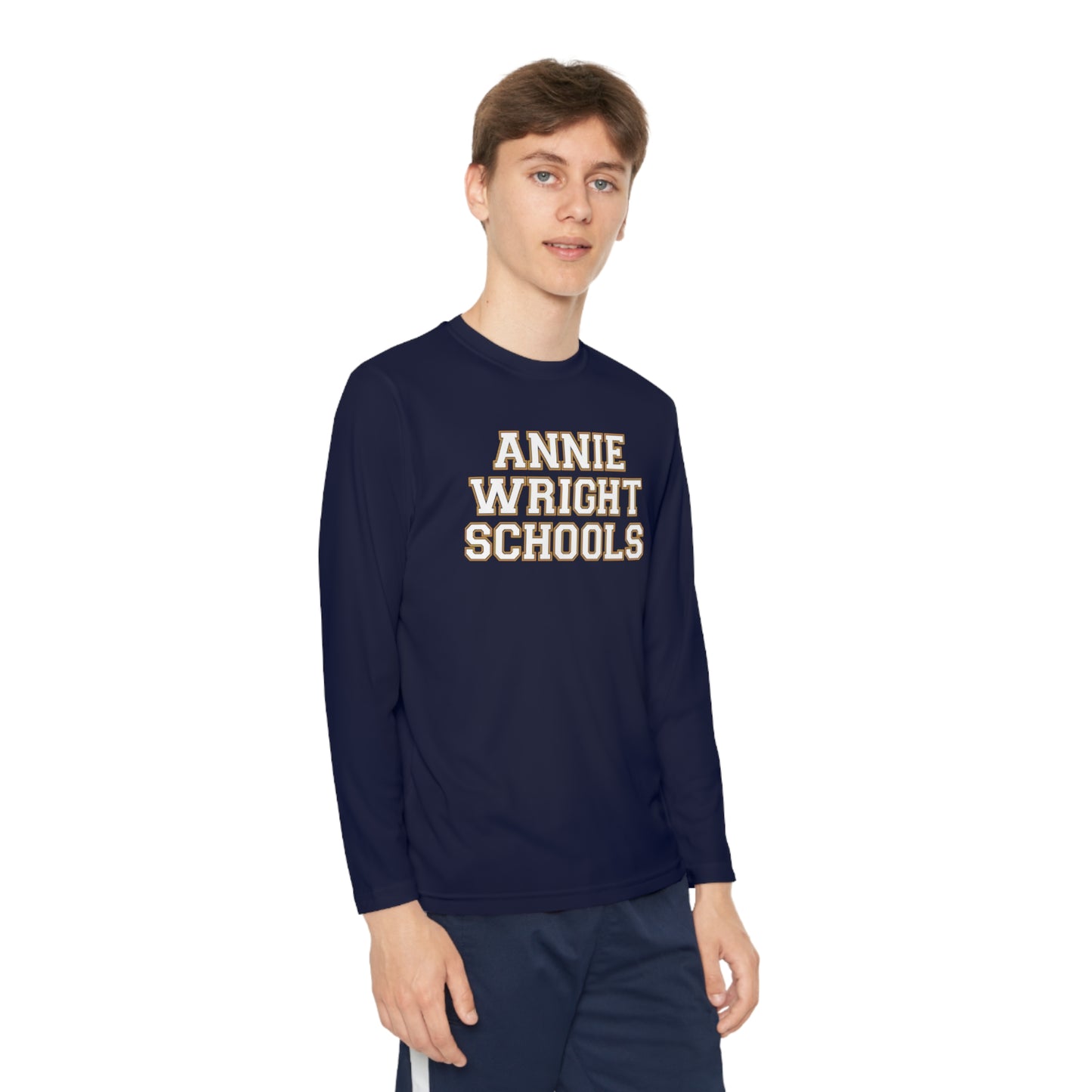 Annie Wright Schools | Youth Long Sleeve Active Tee