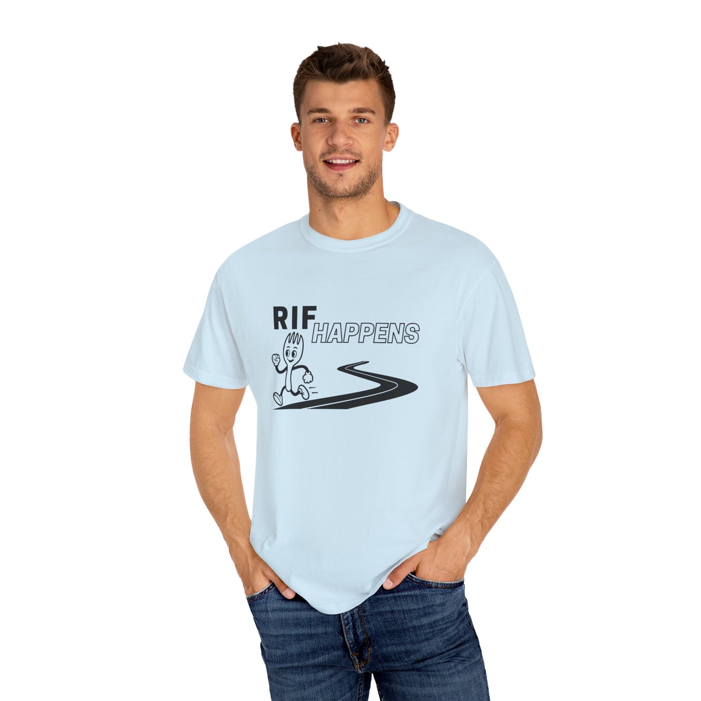 RIF Happens | Unisex Garment-Dyed T-shirt