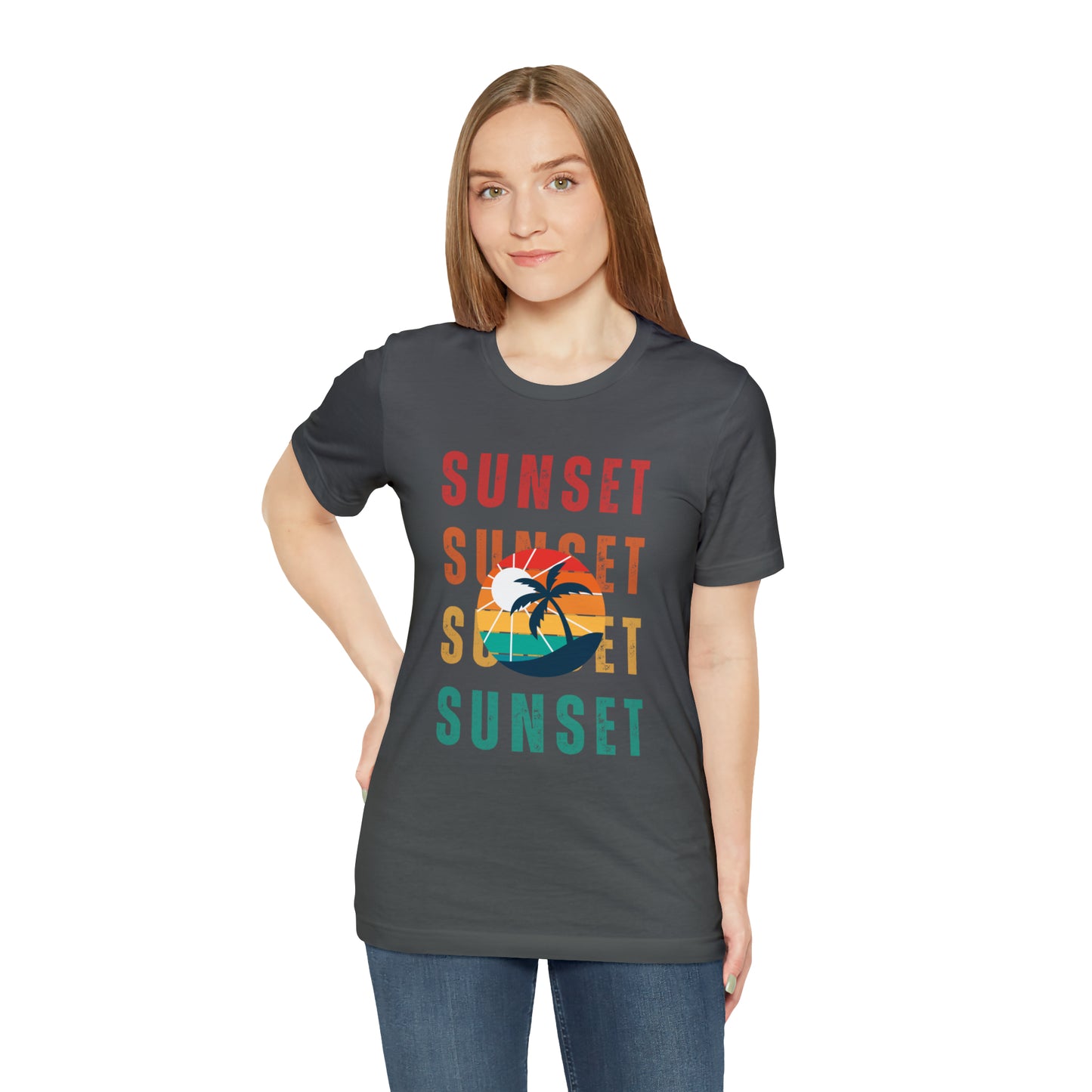 Sunset Retro | Men/Unisex T-Shirt - Mightee