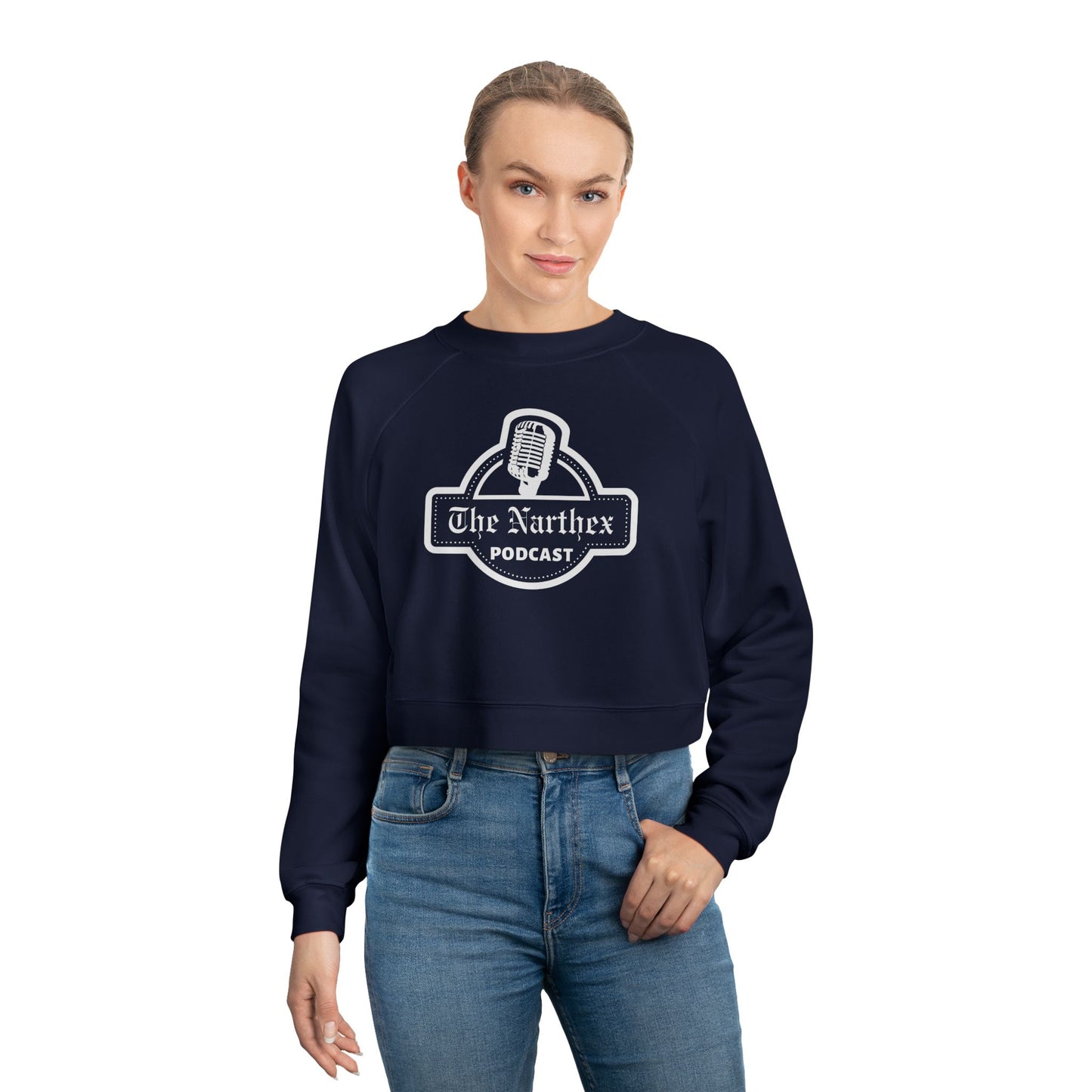 The Narthex Podcast | Women's Cropped Fleece Pullover