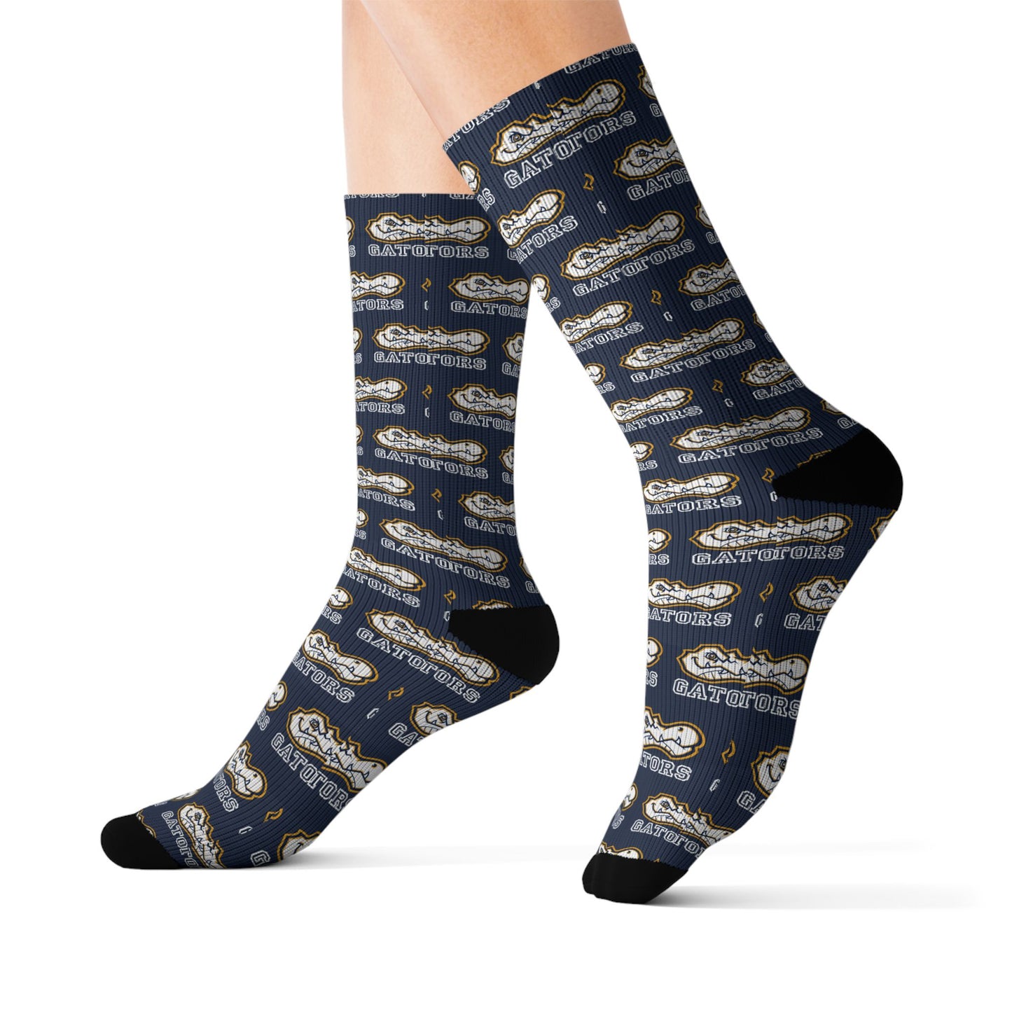AWS Gators | Navy Crew Socks