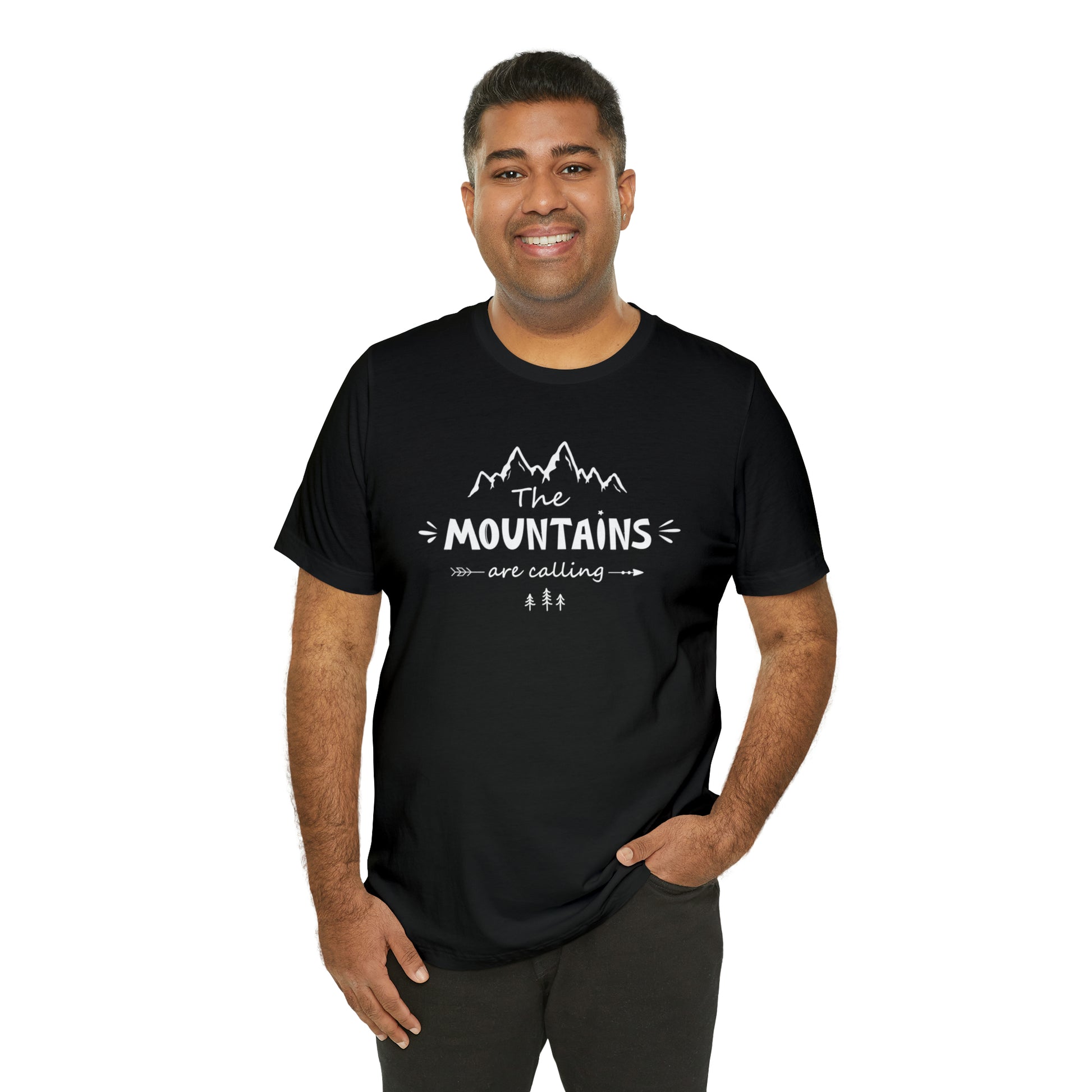 The Mountains Are Calling | Men/Unisex T-Shirt - Mightee