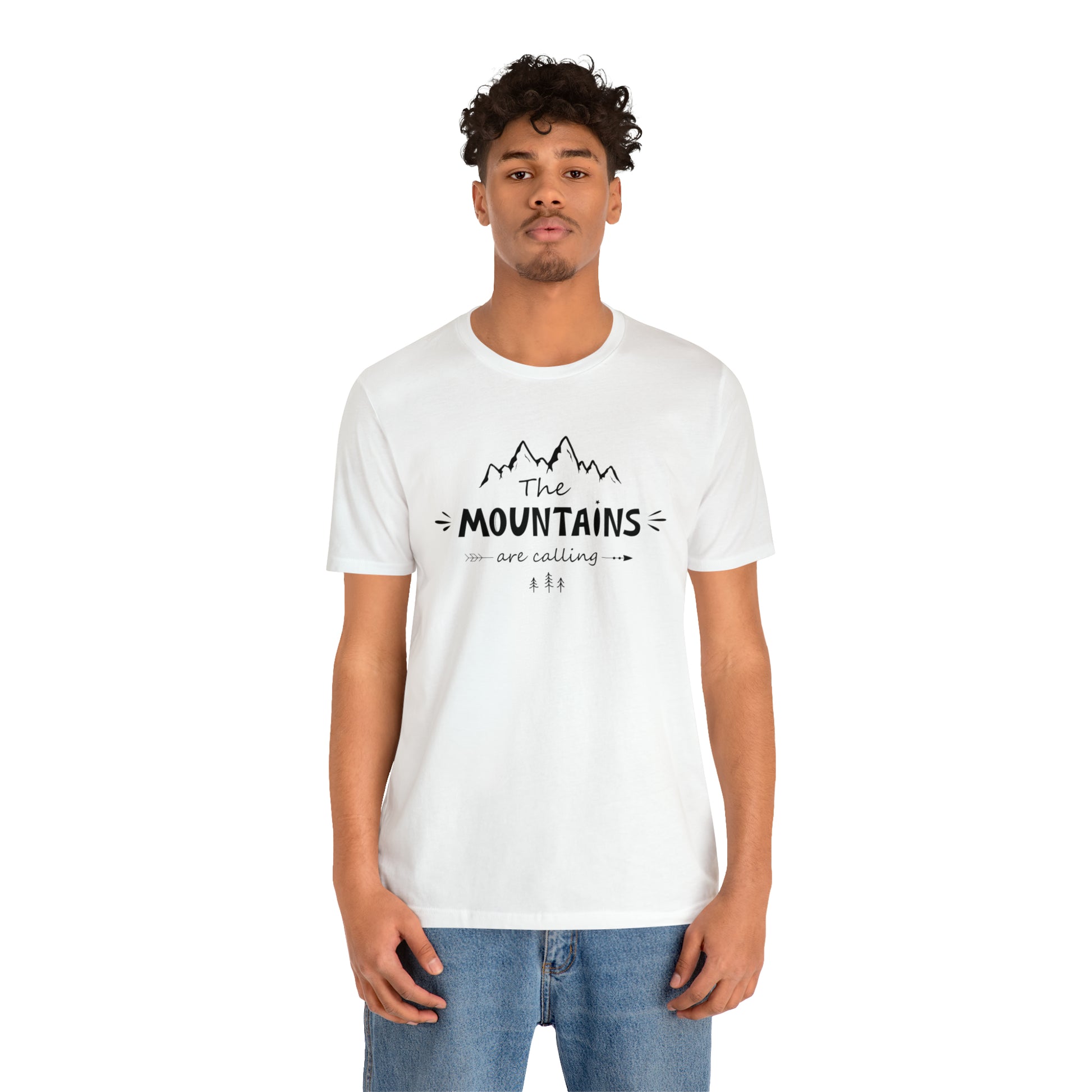 The Mountains Are Calling | Men/Unisex T-Shirt - Mightee