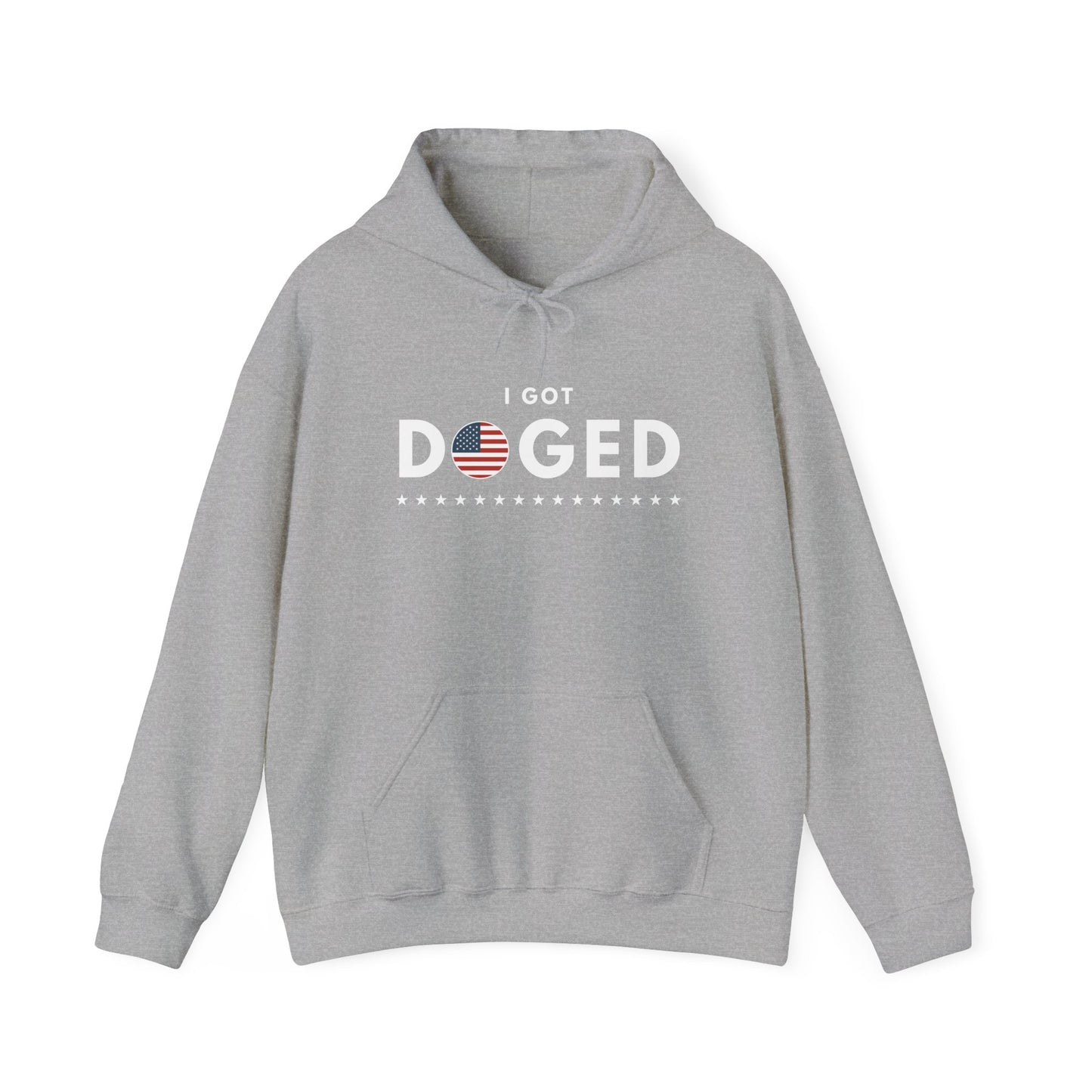 I Got Doged (Flag) | Unisex Hooded Sweatshirt