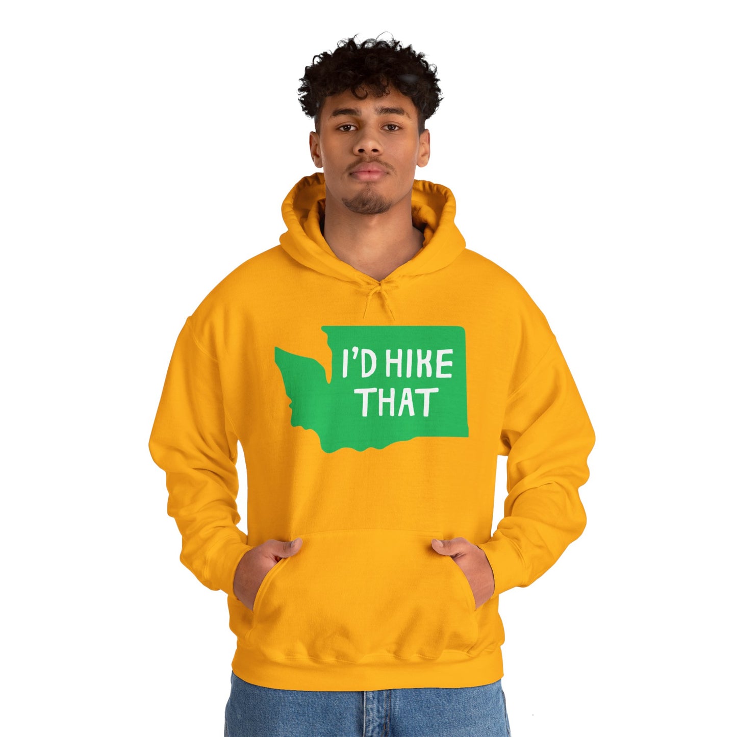 Washington I'd Hike That Hoodie | Premium Soft Pullover Hoodie