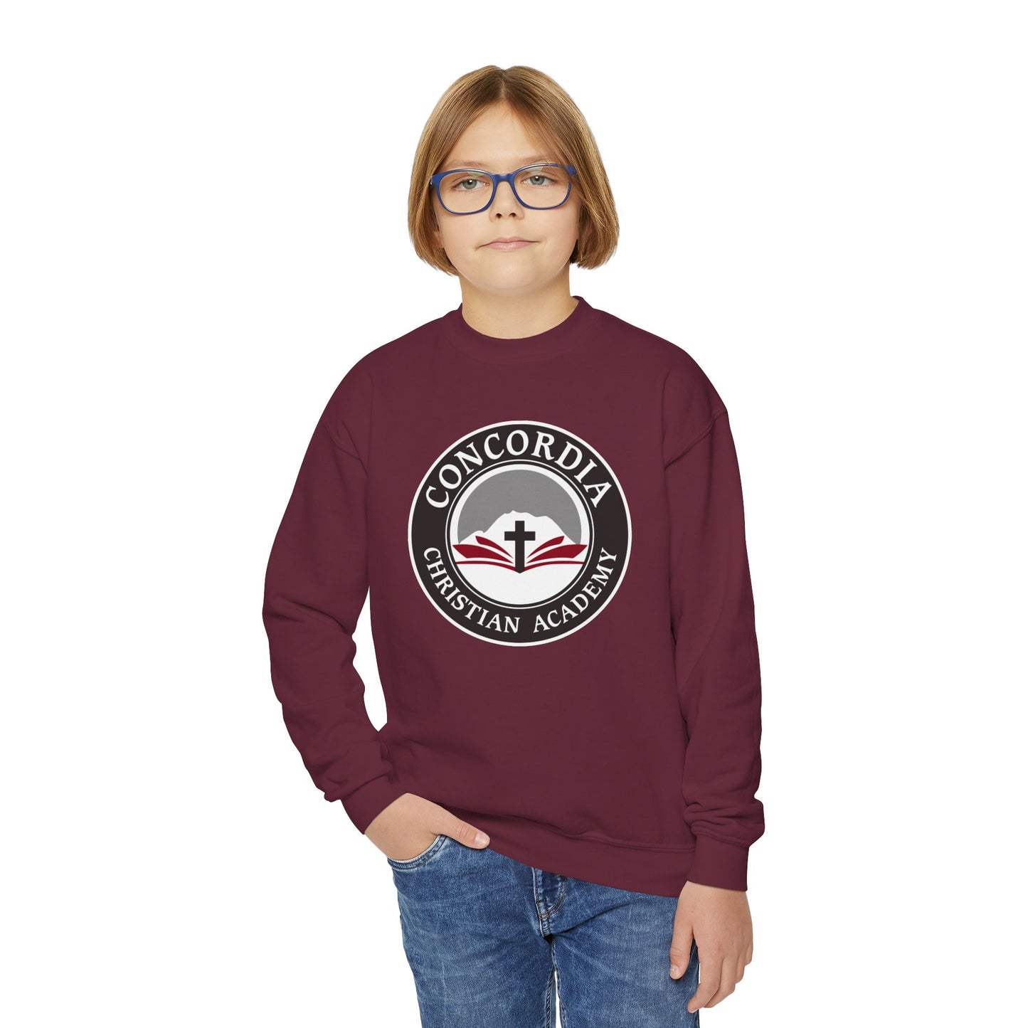 Concordia Christian Academy | Kids Crewneck Sweatshirt