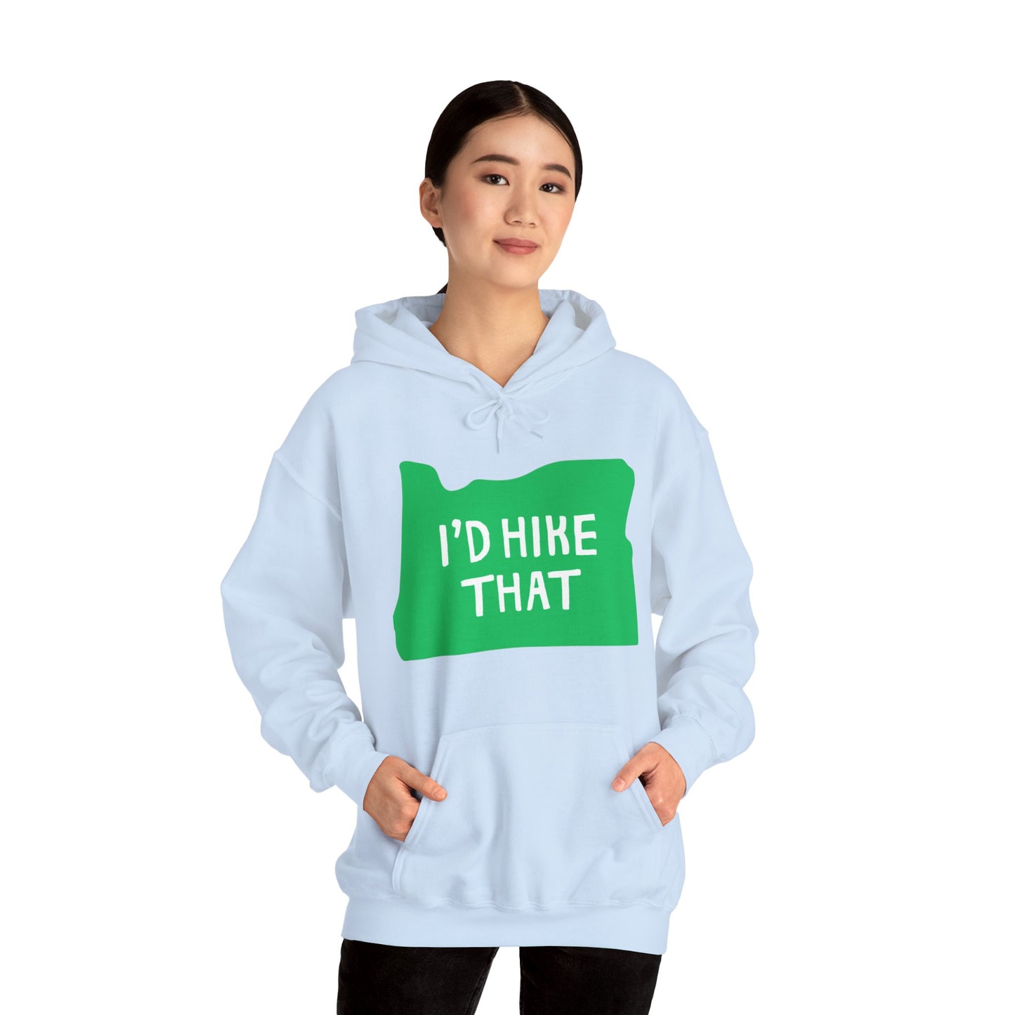 Oregon I'd Hike That Hoodie | Premium Soft Pullover Hoodie