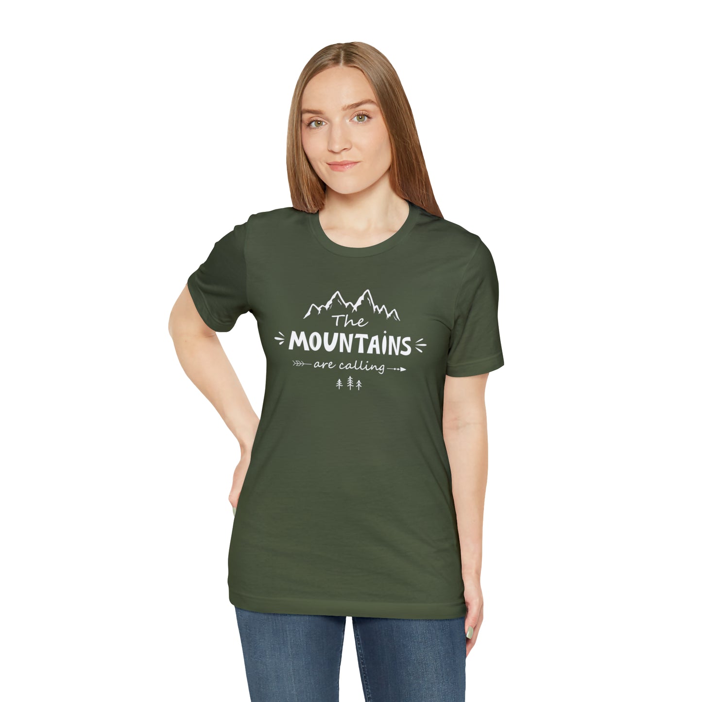 The Mountains Are Calling | Men/Unisex T-Shirt - Mightee