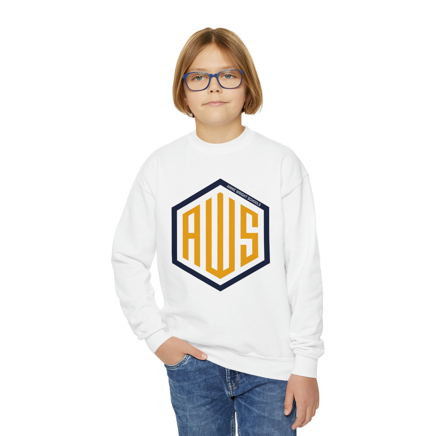 AWS Monogram | Kids Crewneck Sweatshirt