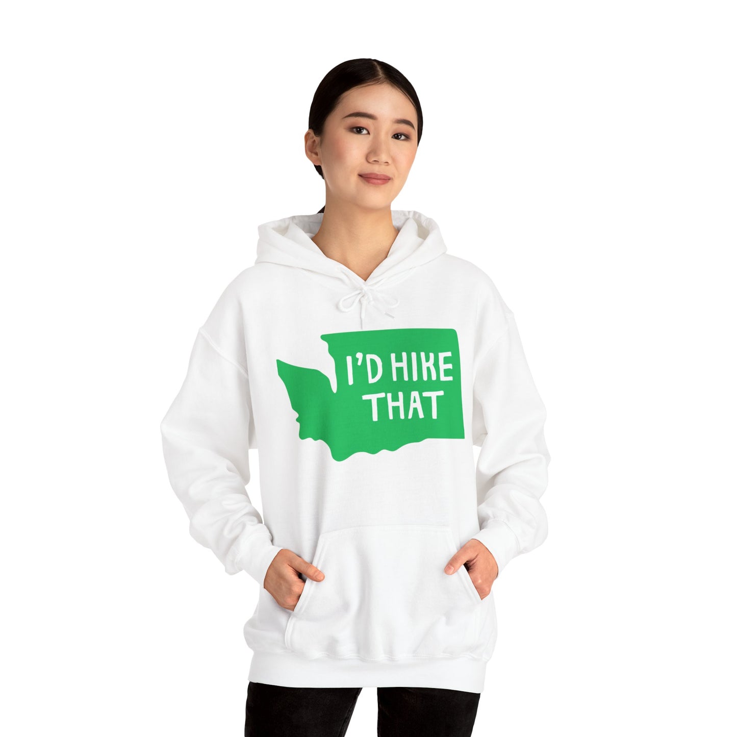 Washington I'd Hike That Hoodie | Premium Soft Pullover Hoodie