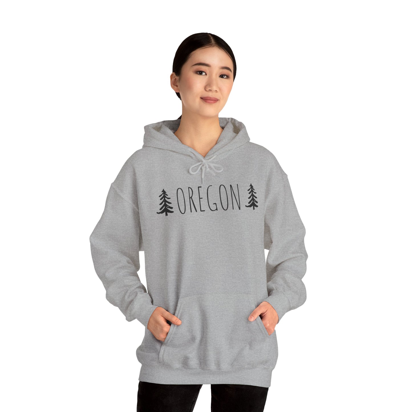 Oregon Tree Hoodie | Premium Soft Pullover Hoodie