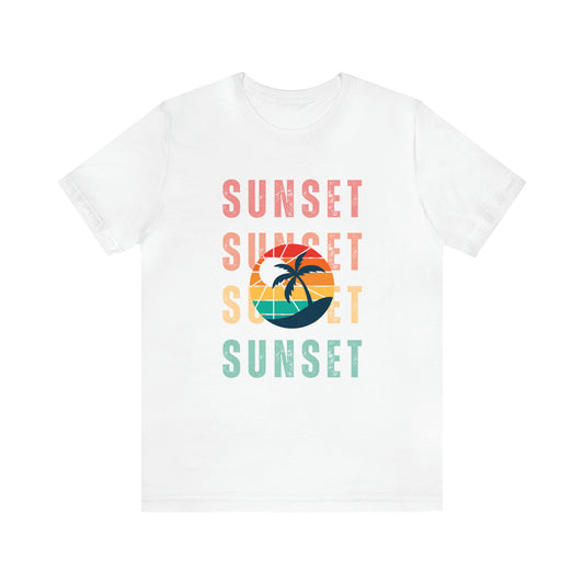 Sunset Retro | Men/Unisex T-Shirt - Mightee