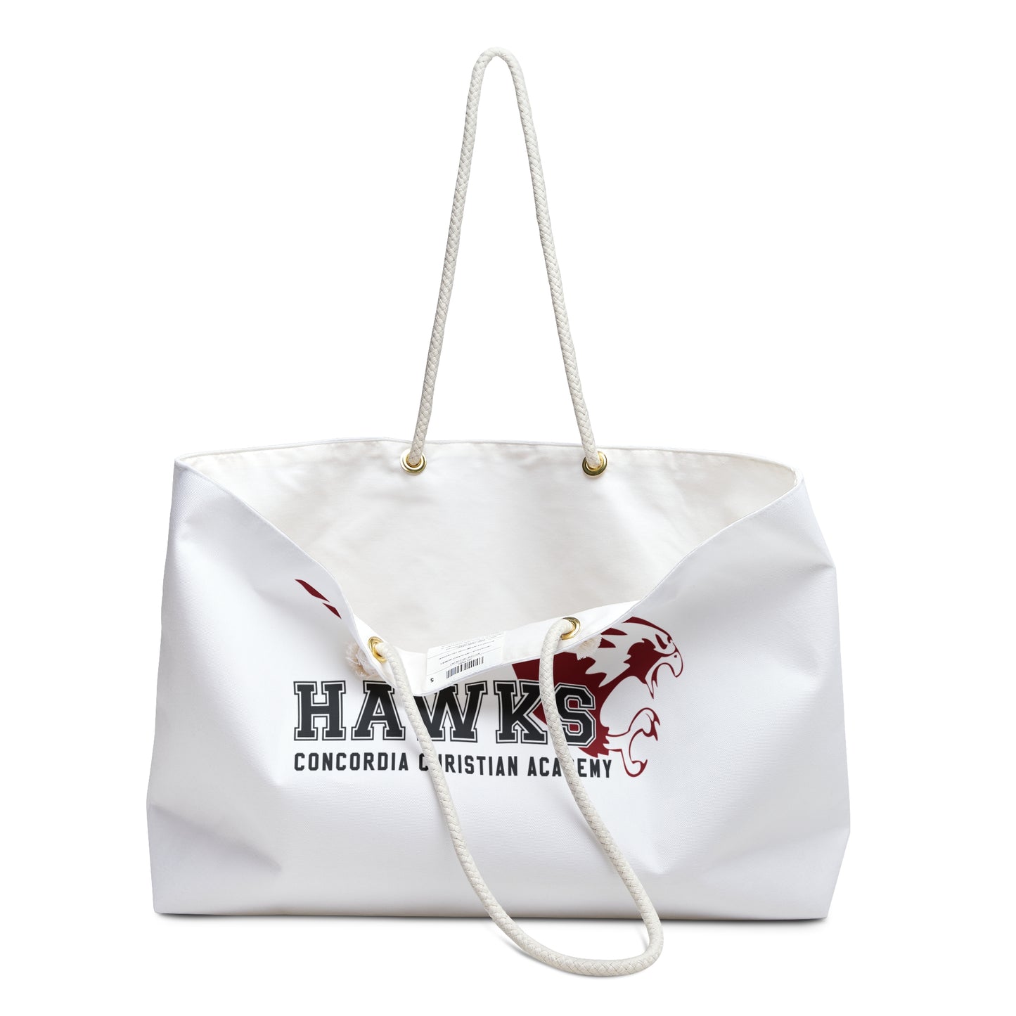 CCA Hawks | Weekender Tote Bag (WHITE)