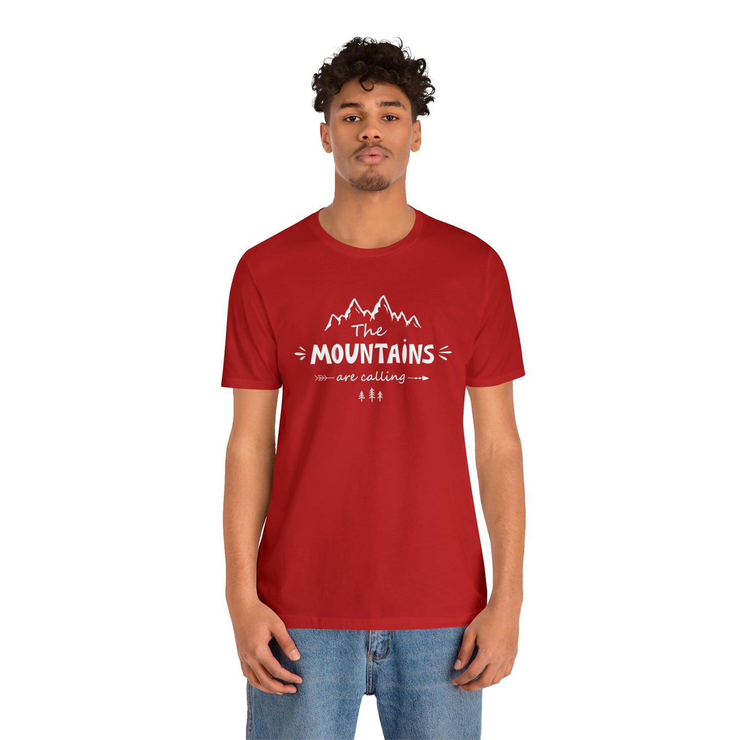 The Mountains Are Calling | Men/Unisex T-Shirt - Mightee