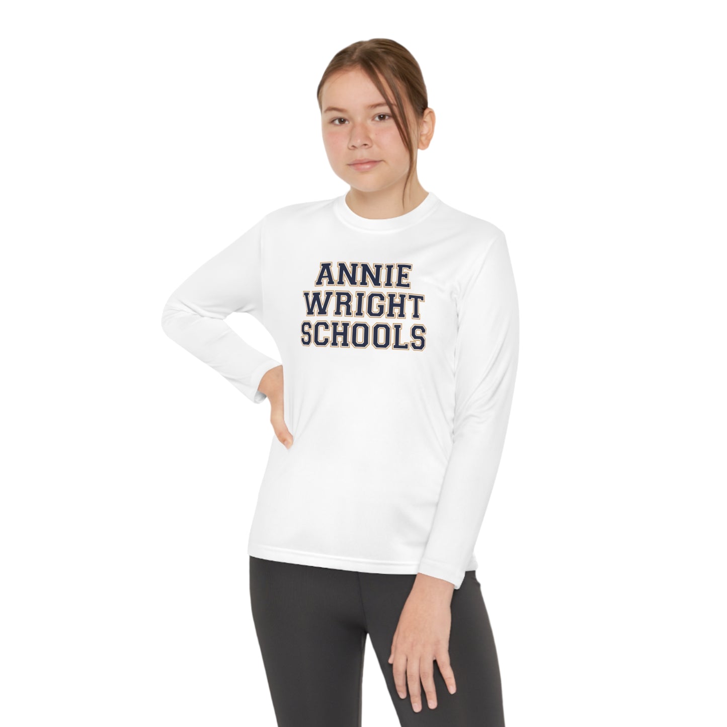 Annie Wright Schools | Youth Long Sleeve Active Tee