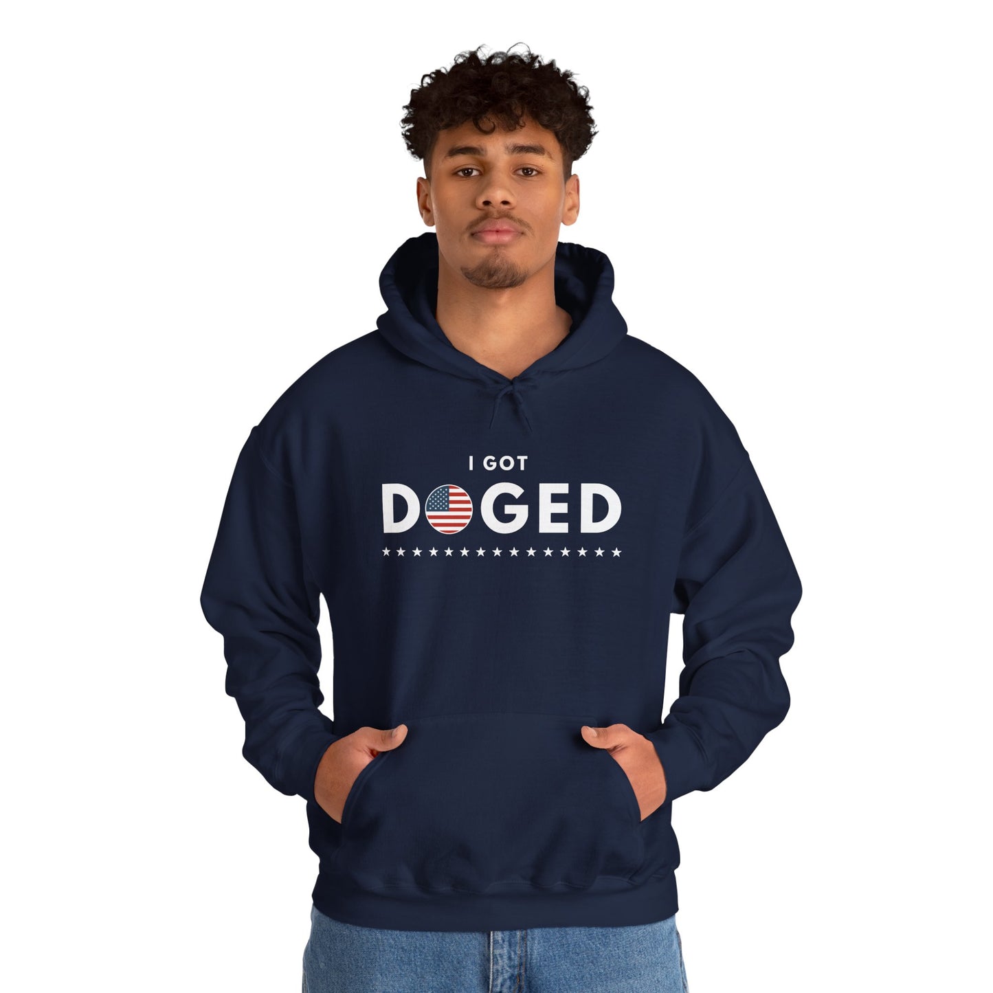 I Got Doged (Flag) | Unisex Hooded Sweatshirt