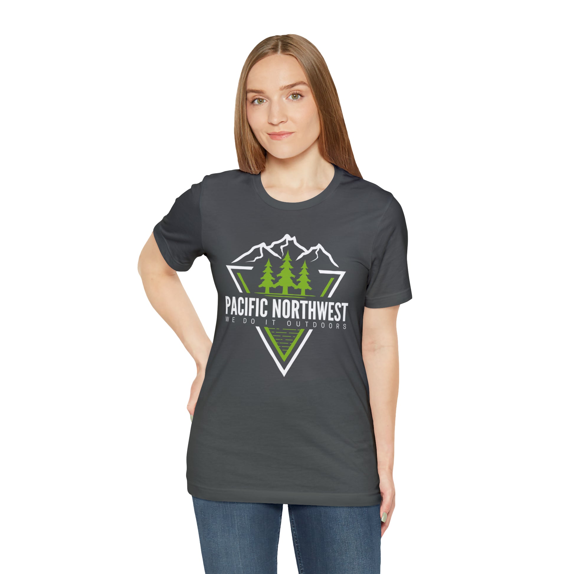 Pacific Northwest We Do It Outside | Men/Unisex T-Shirt - Mightee