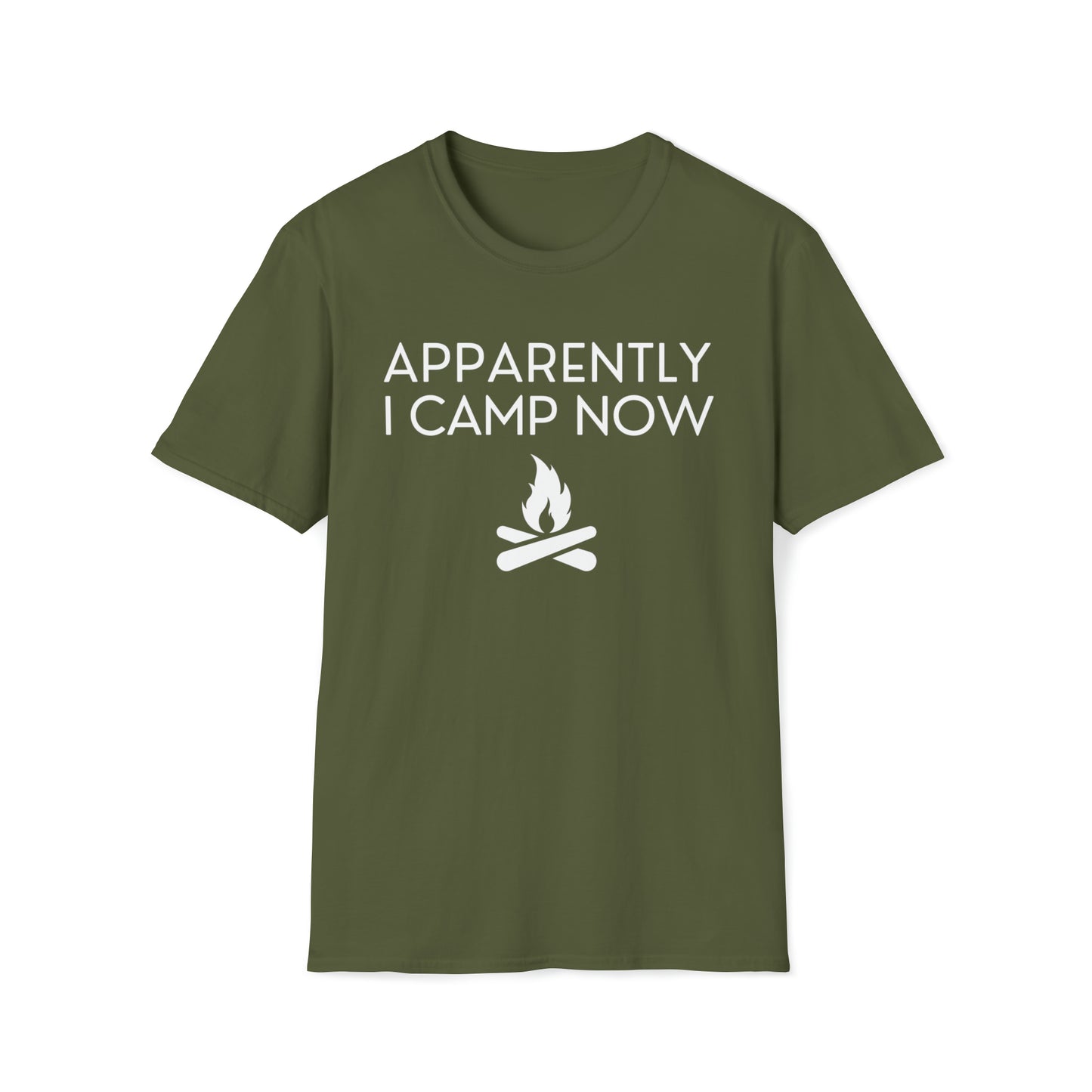 Apparently I Camp Now T-Shirt | Premium Soft Tee