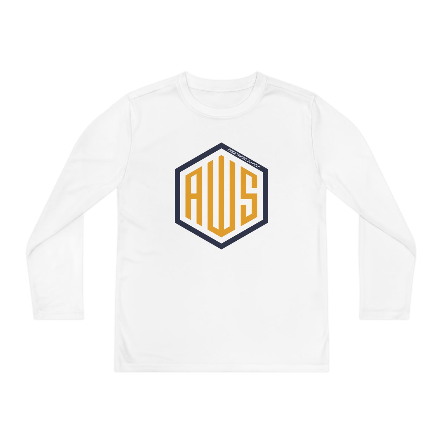 AWS Monogram | Youth Long Sleeve Active Tee