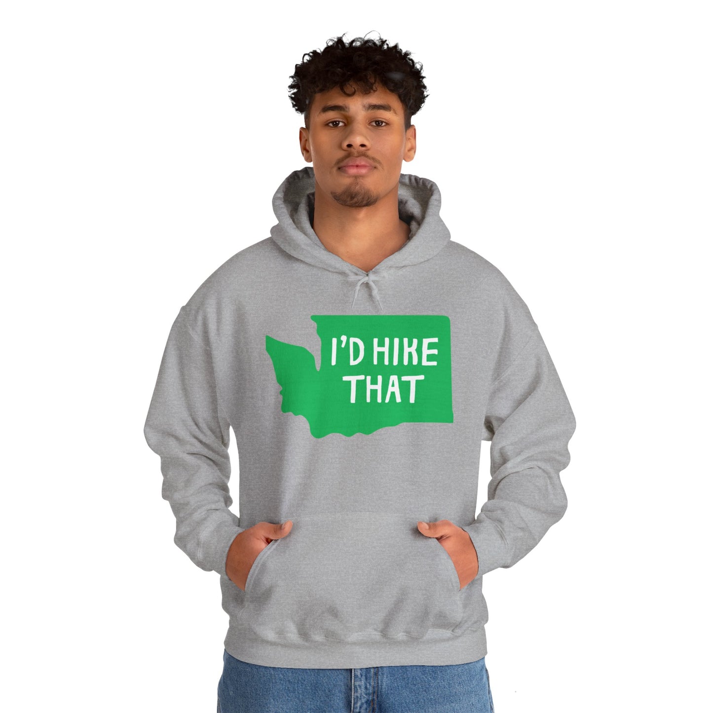 Washington I'd Hike That Hoodie | Premium Soft Pullover Hoodie