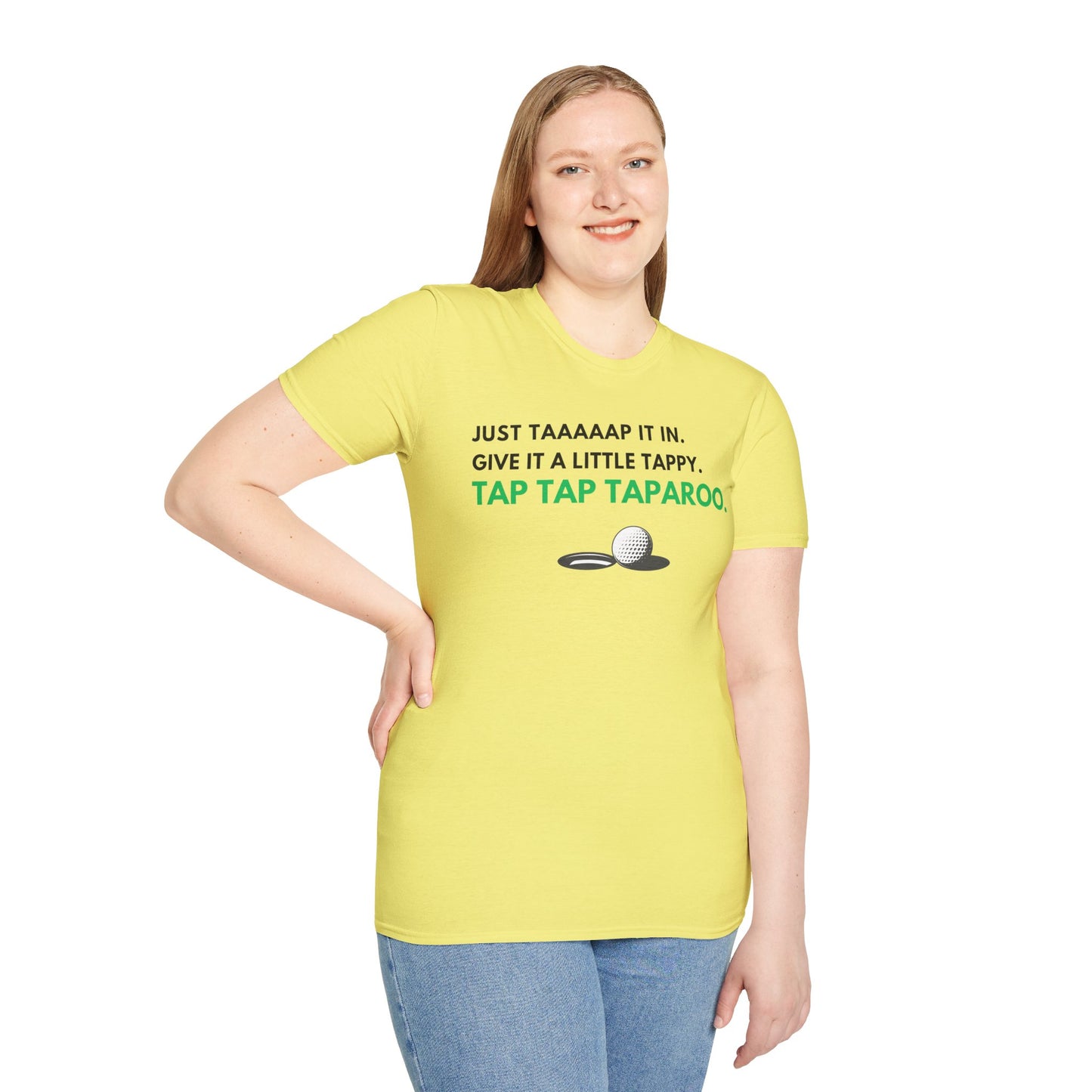 Just Tap It In Funny Golf T-Shirt | Premium Soft Tee