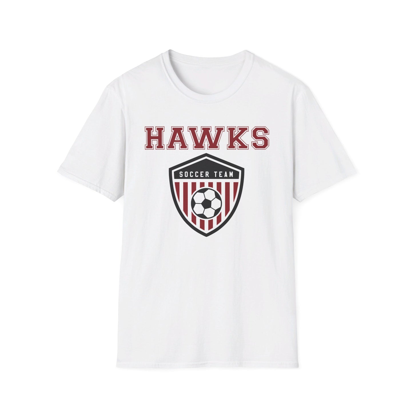 Hawks Soccer Crest | Softstyle T-Shirt