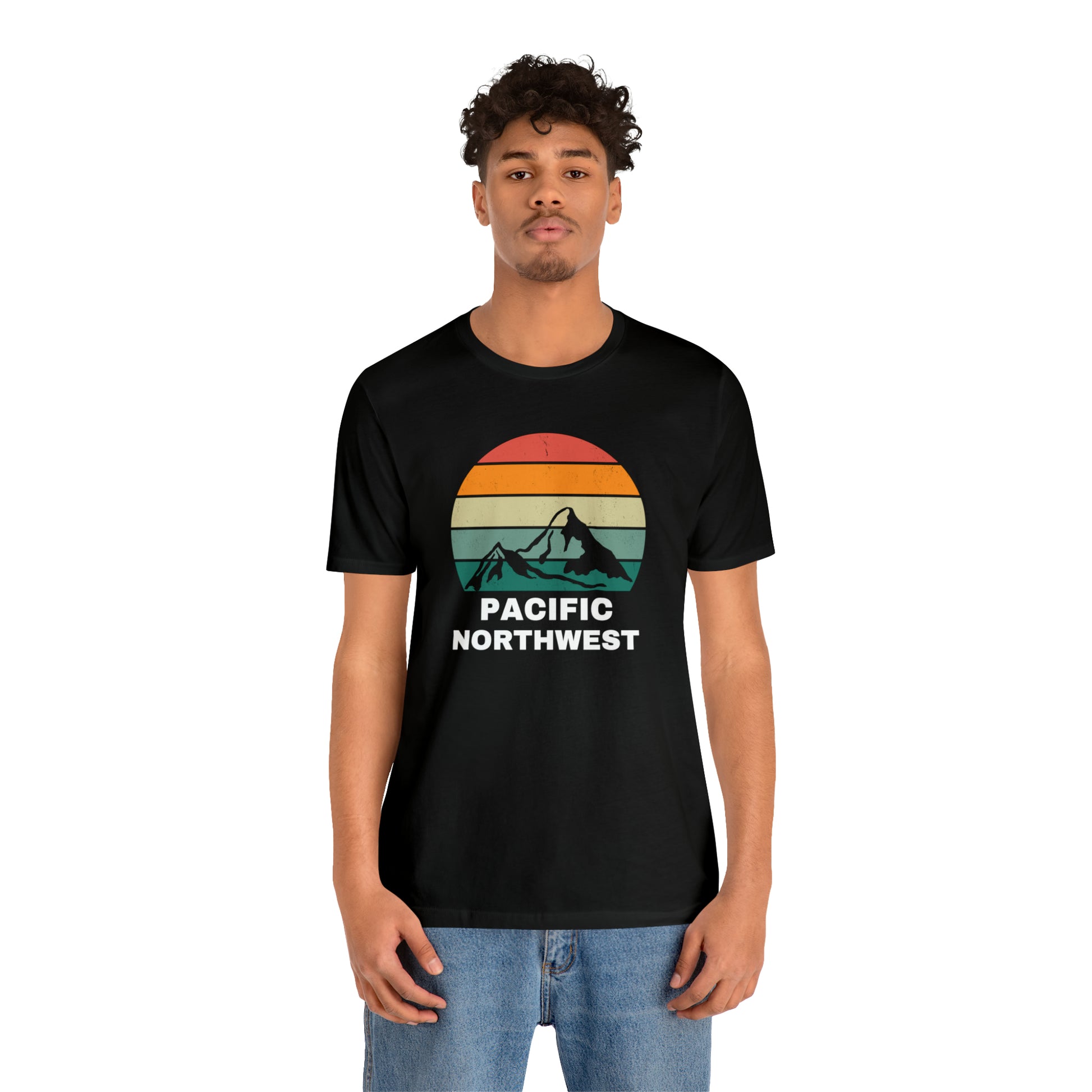 Pacific Northwest Retro | Men/Unisex T-Shirt - Mightee