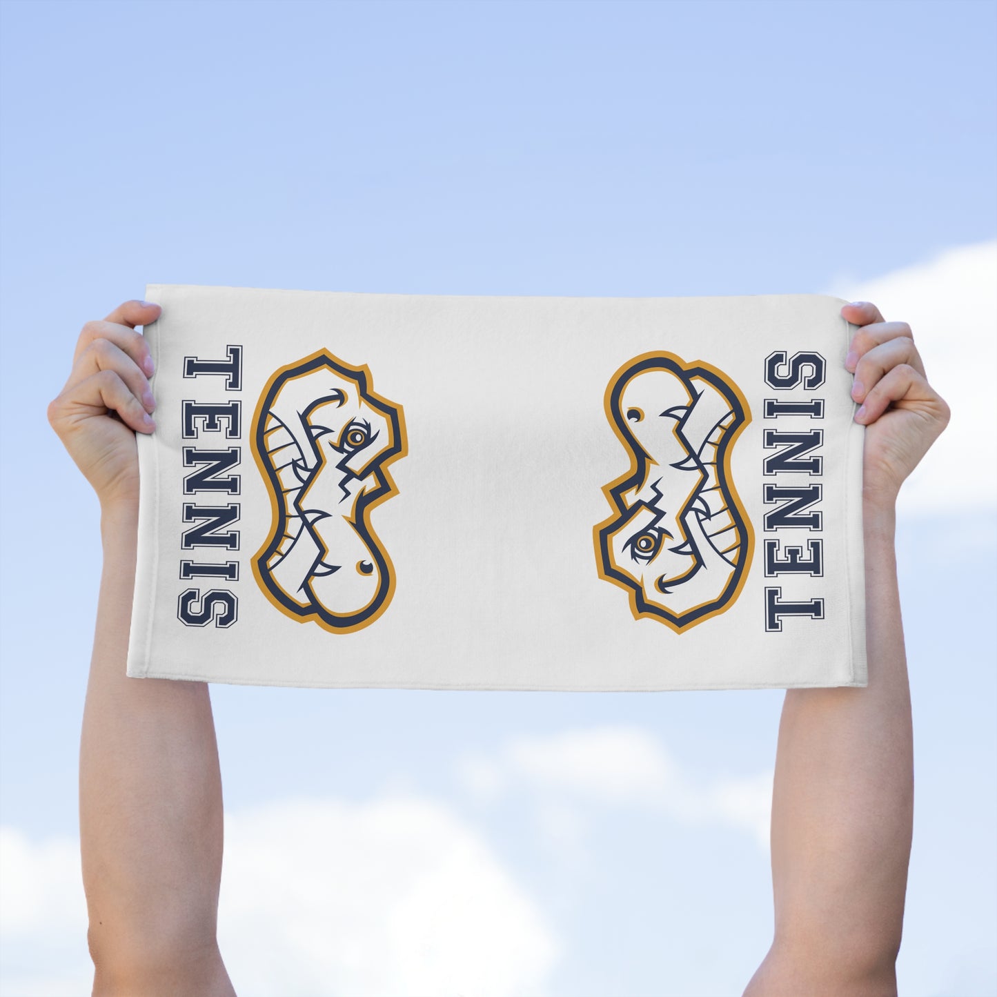 AWS Gators Tennis | White Rally Towel (11"x18")