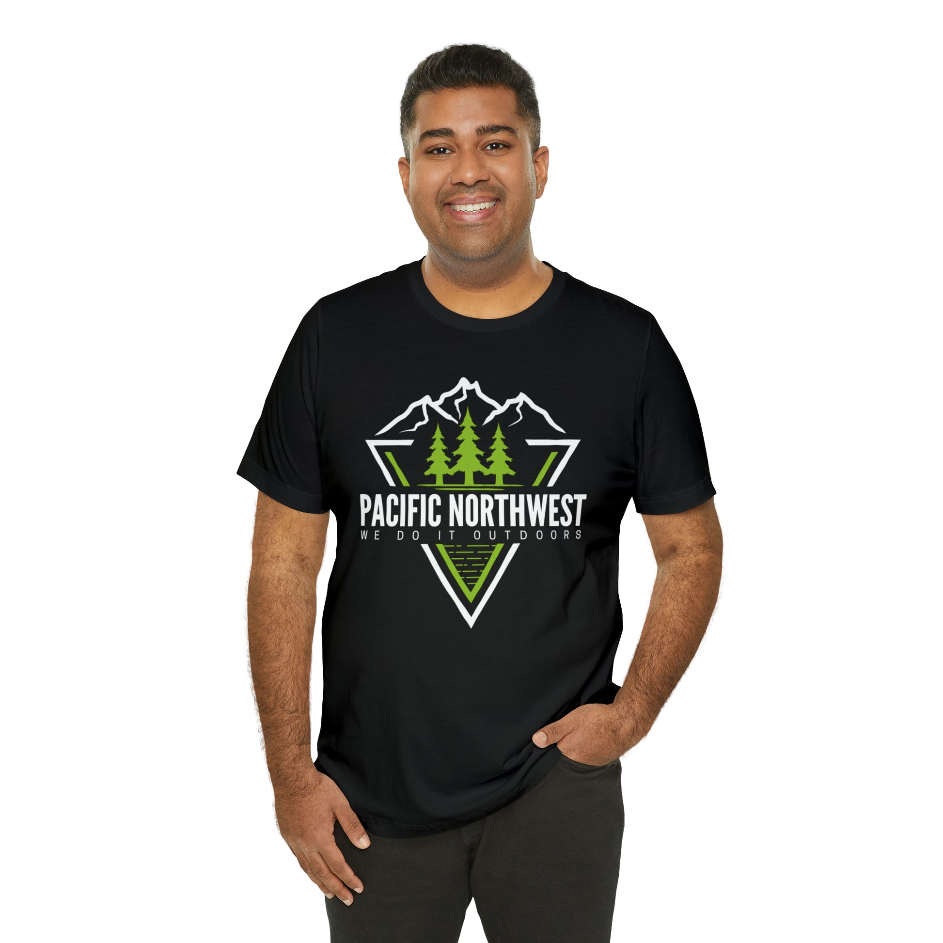 Pacific Northwest We Do It Outside | Men/Unisex T-Shirt - Mightee