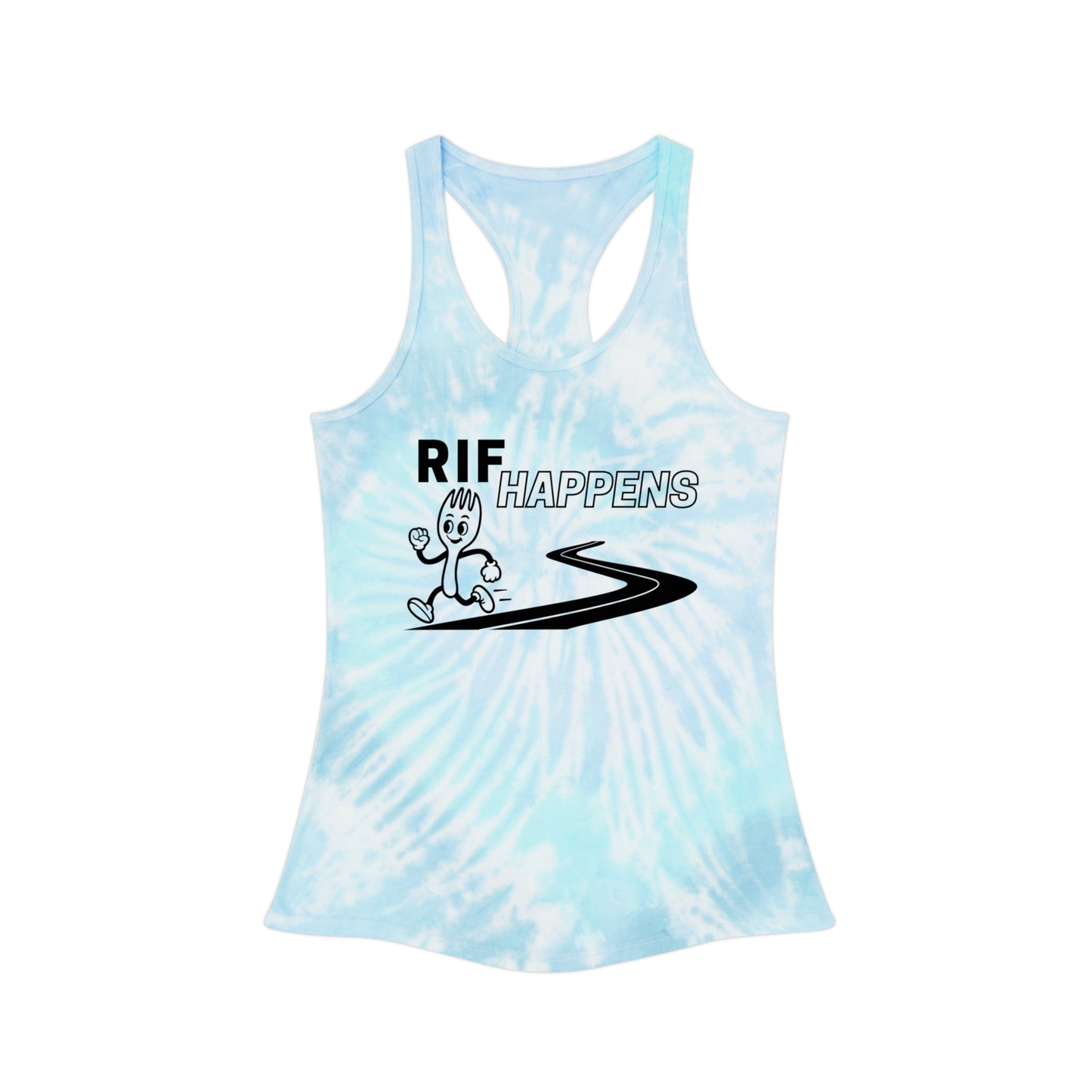 RIF Happens | Tie Dye Racerback Tank Top