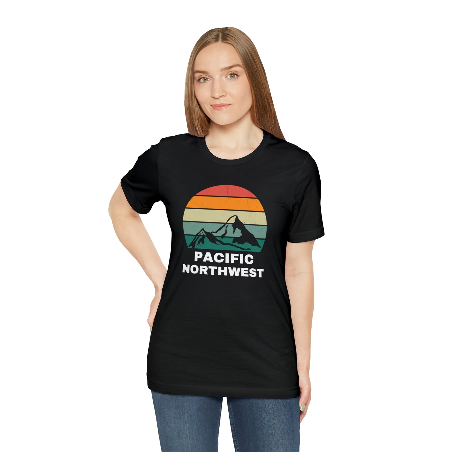 Pacific Northwest Retro | Men/Unisex T-Shirt - Mightee