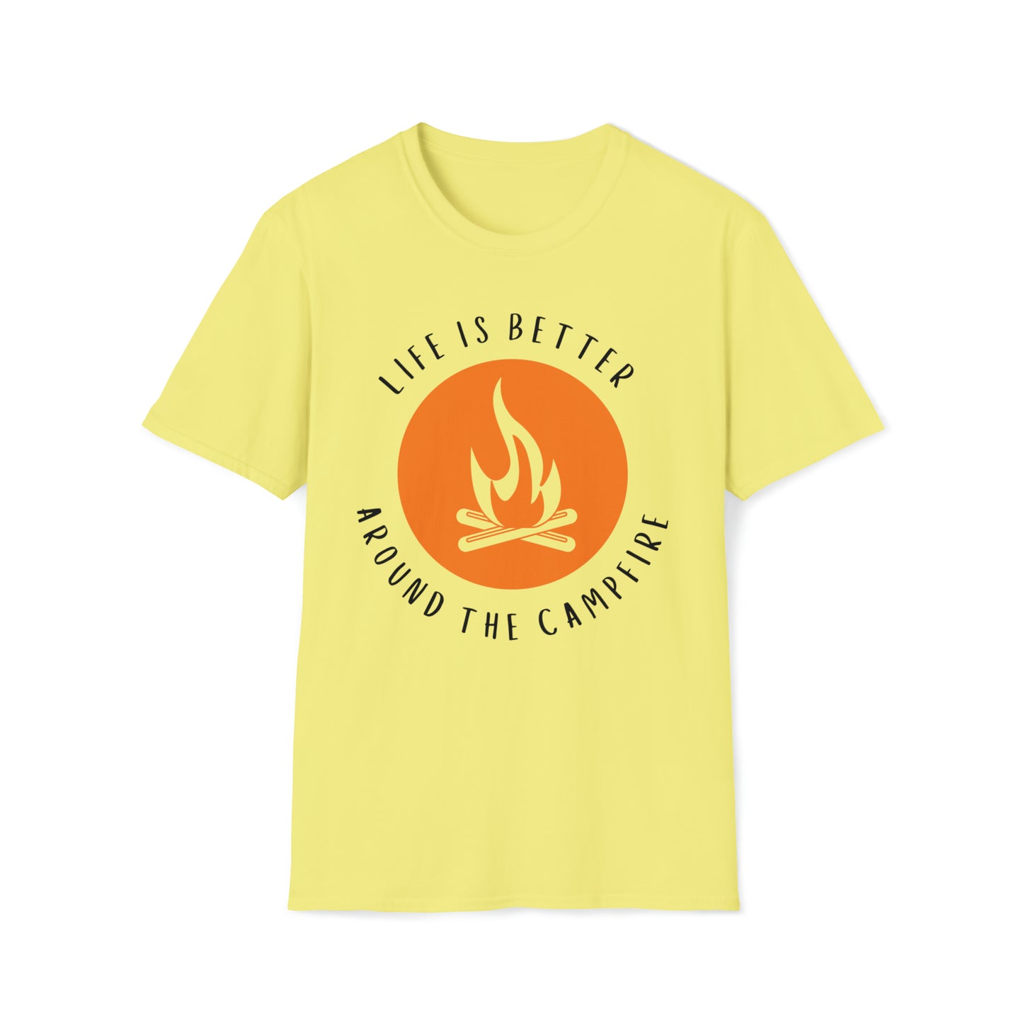 Life Is Better Around The Campfire T-Shirt | Premium Soft Tee