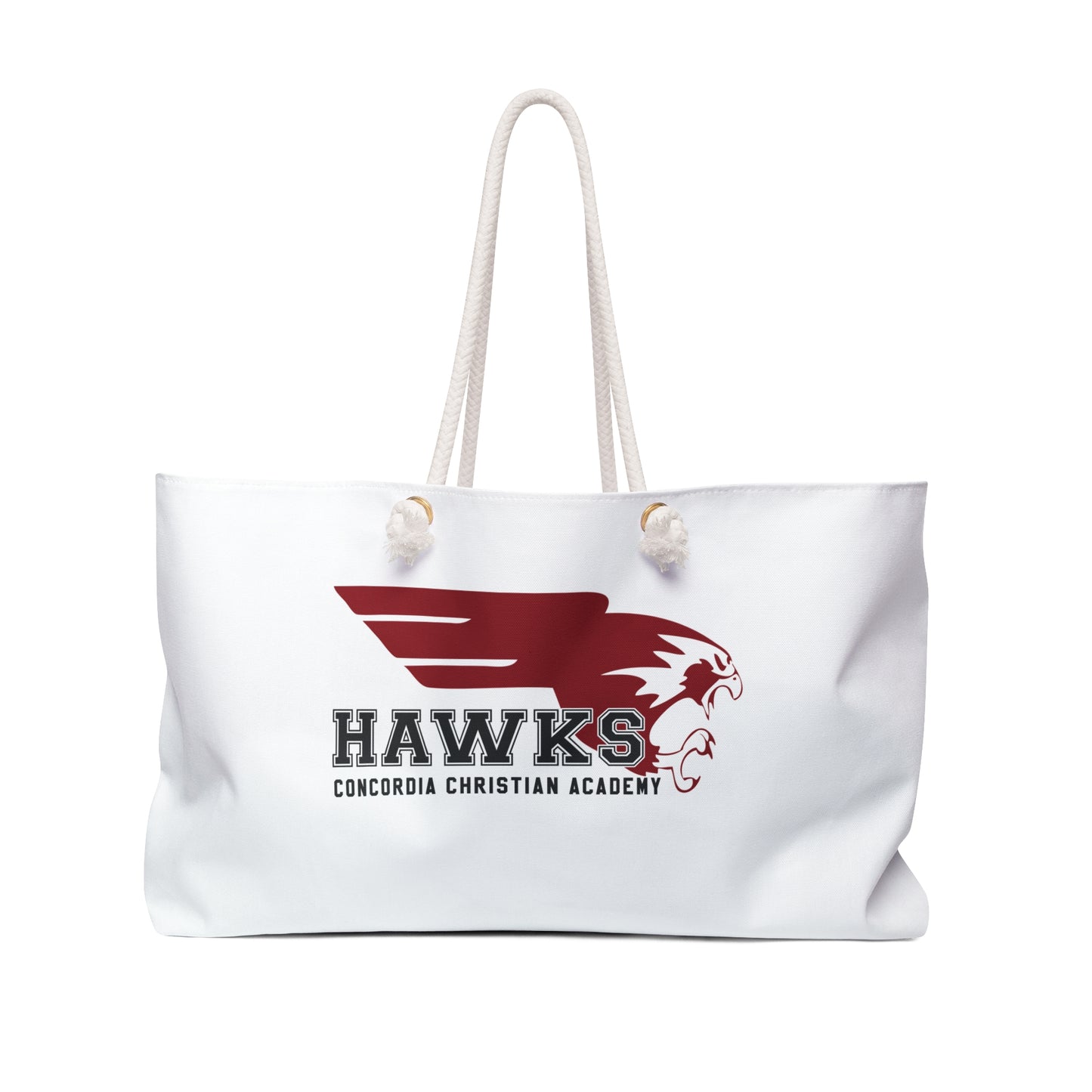 CCA Hawks | Weekender Tote Bag (WHITE)