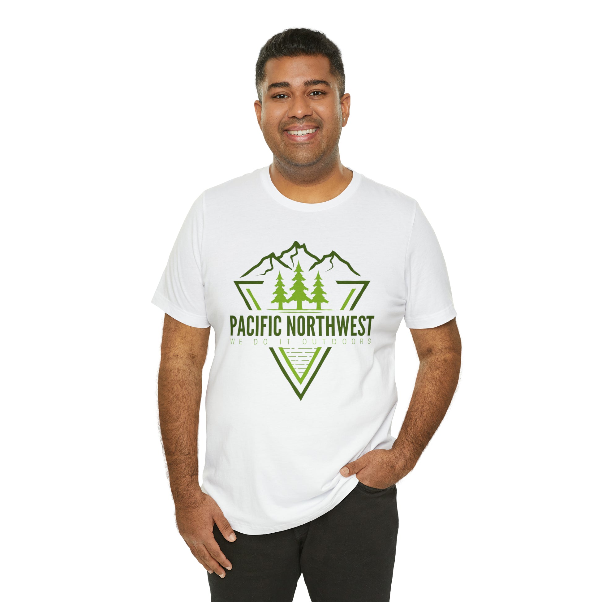 Pacific Northwest We Do It Outside | Men/Unisex T-Shirt - Mightee