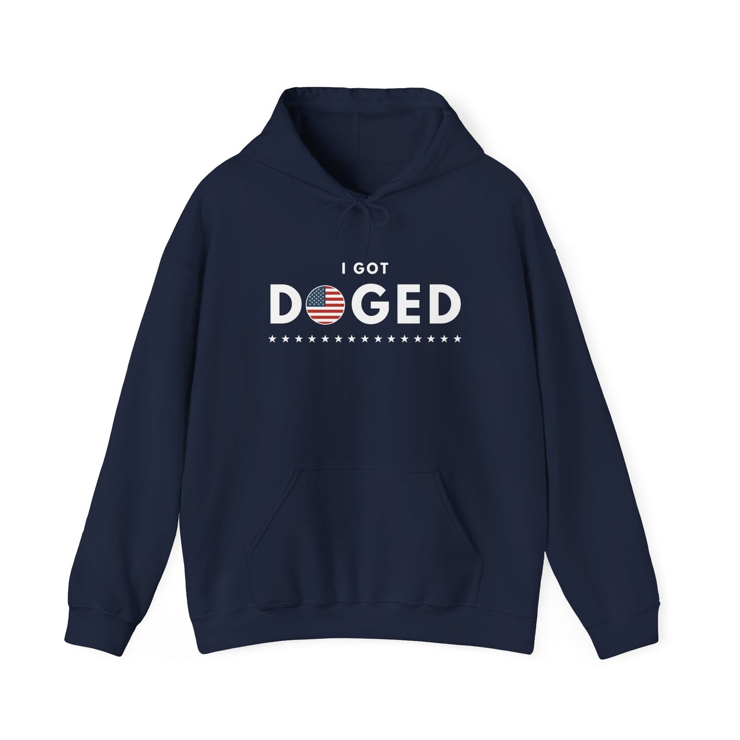 I Got Doged (Flag) | Unisex Hooded Sweatshirt