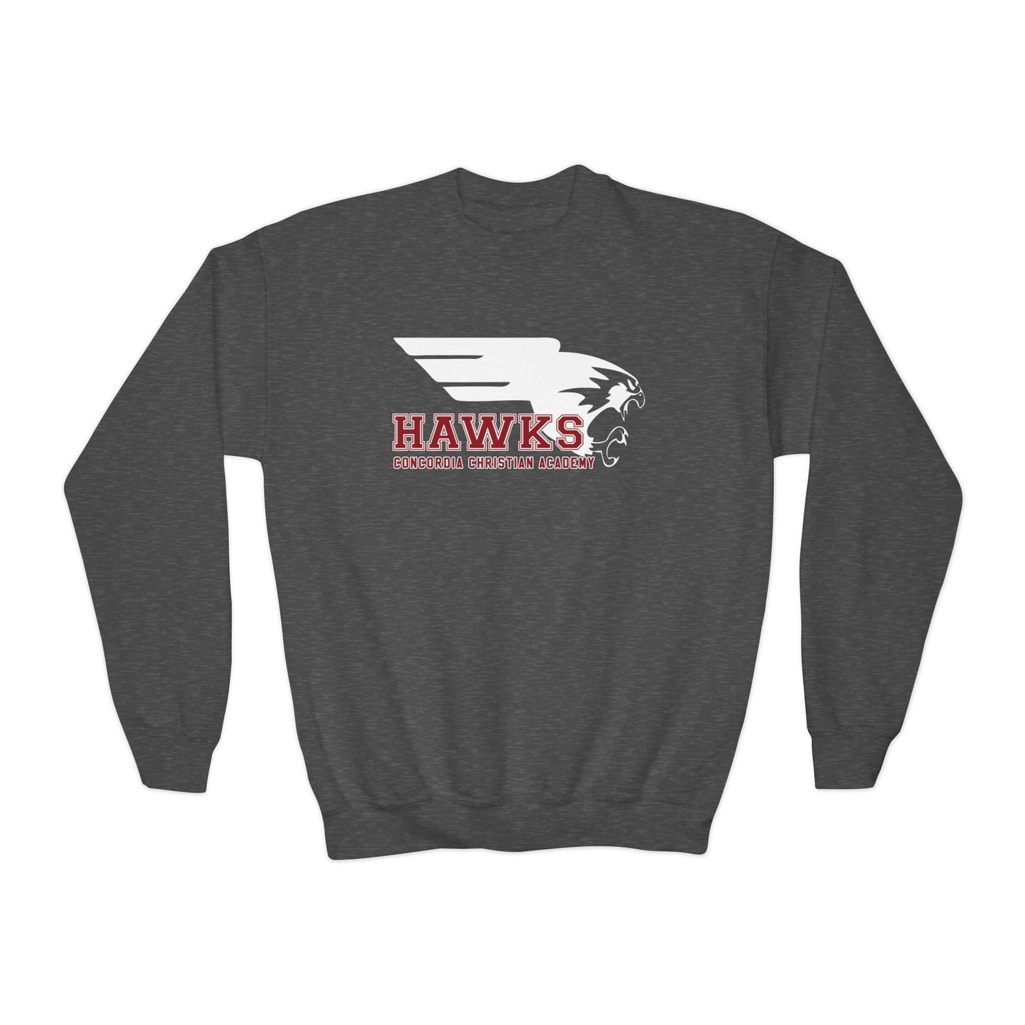 CCA Hawks | Kids Crewneck Sweatshirt