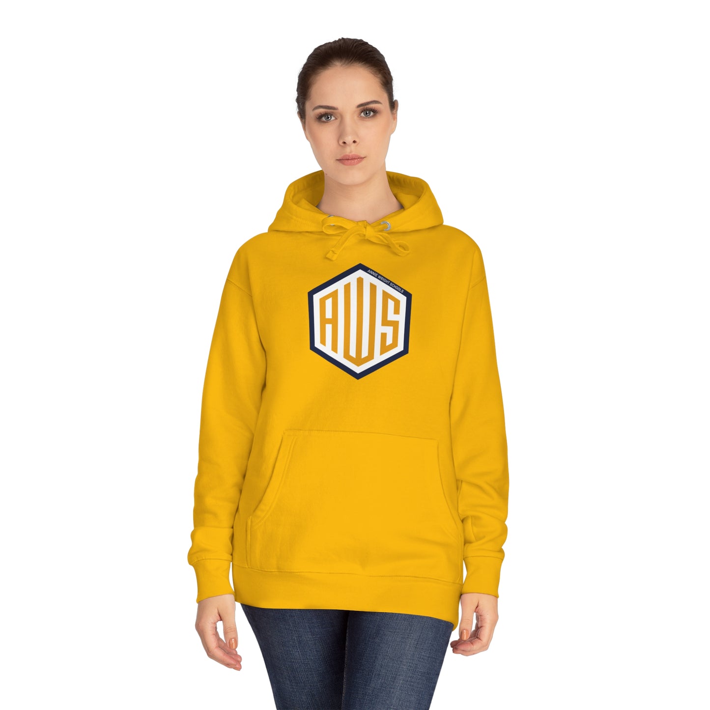 AWS Monogram | Unisex Fleece Hoodie (Gold)