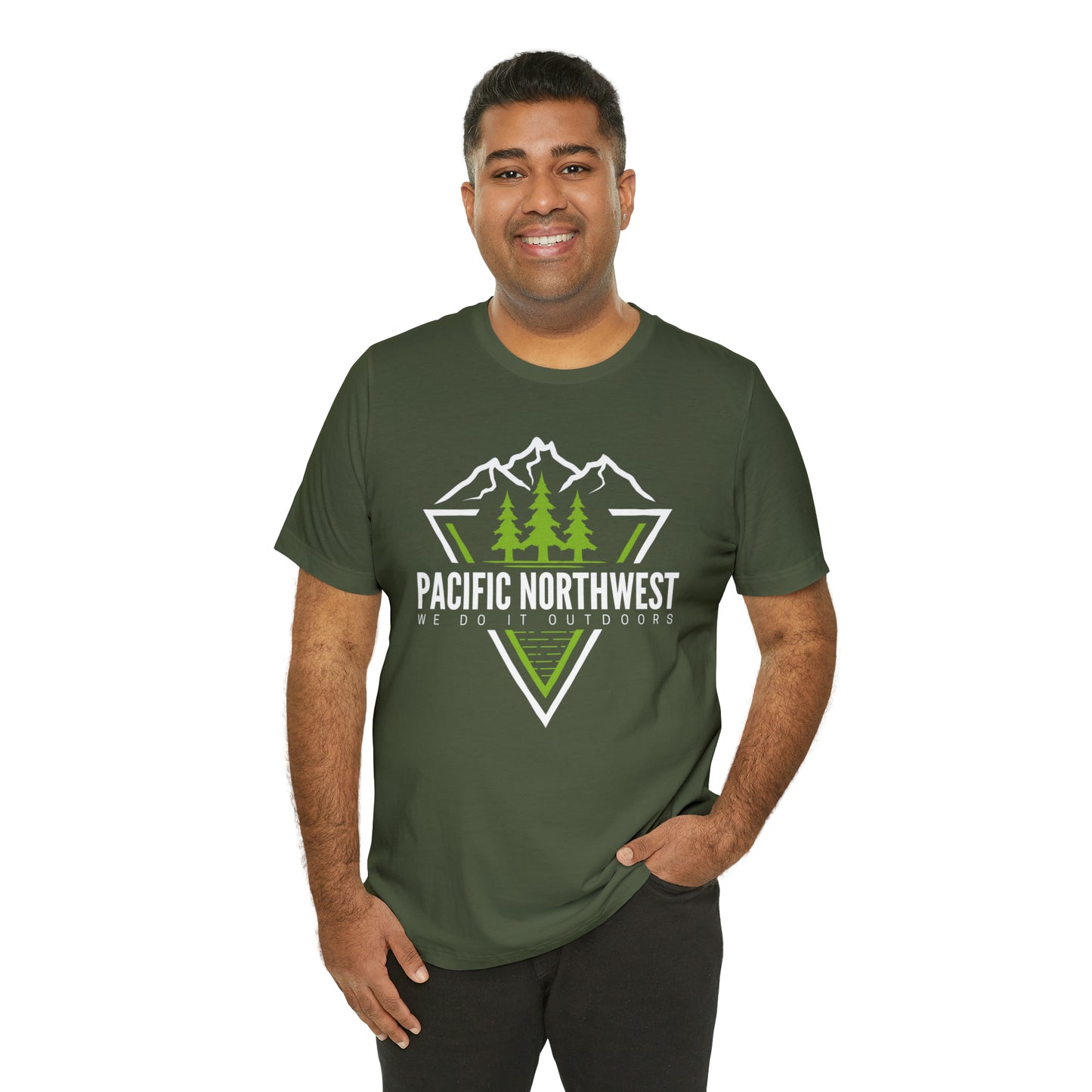 Pacific Northwest We Do It Outside | Men/Unisex T-Shirt - Mightee