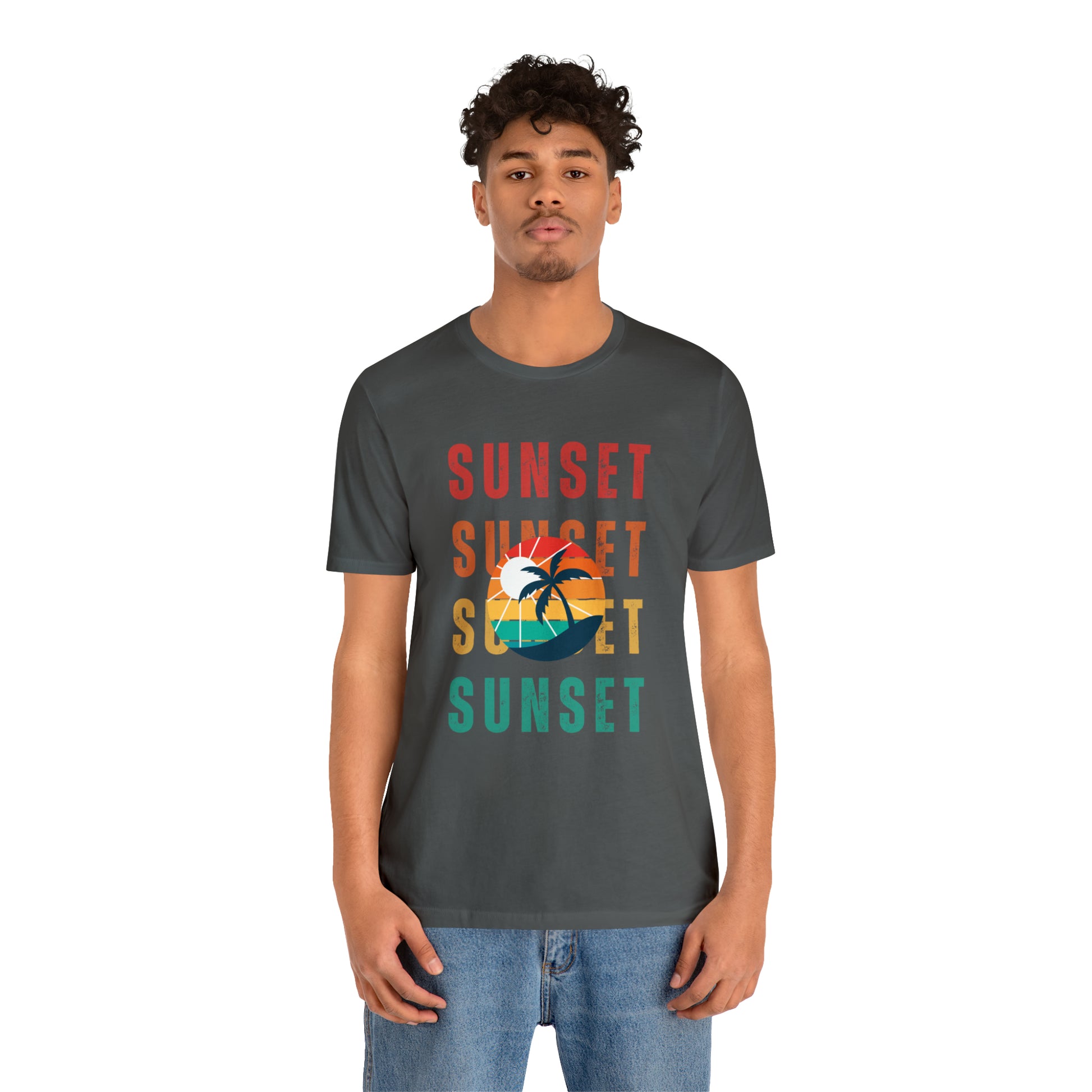 Sunset Retro | Men/Unisex T-Shirt - Mightee