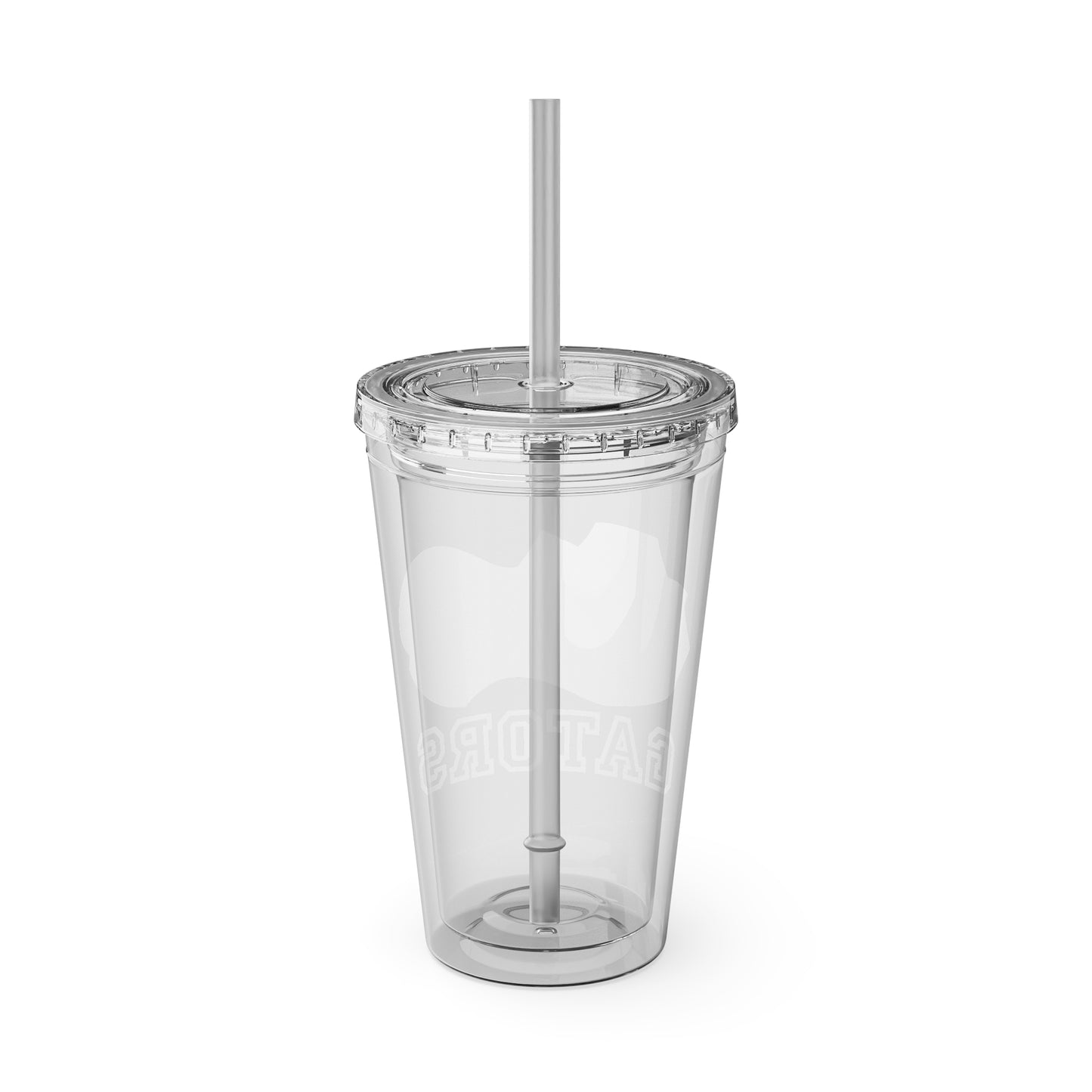 AWS Gators | 16oz Clear Tumbler with Straw