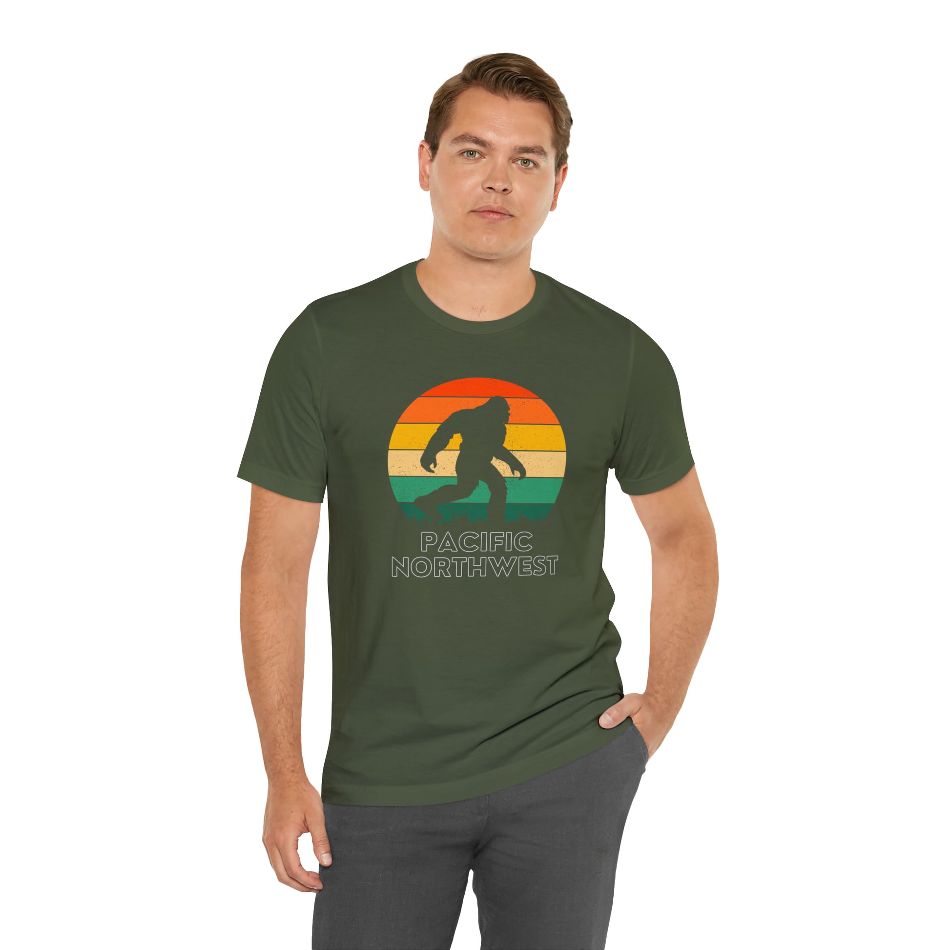 Pacific Northwest Bigfoot | Men/Unisex T-Shirt - Mightee