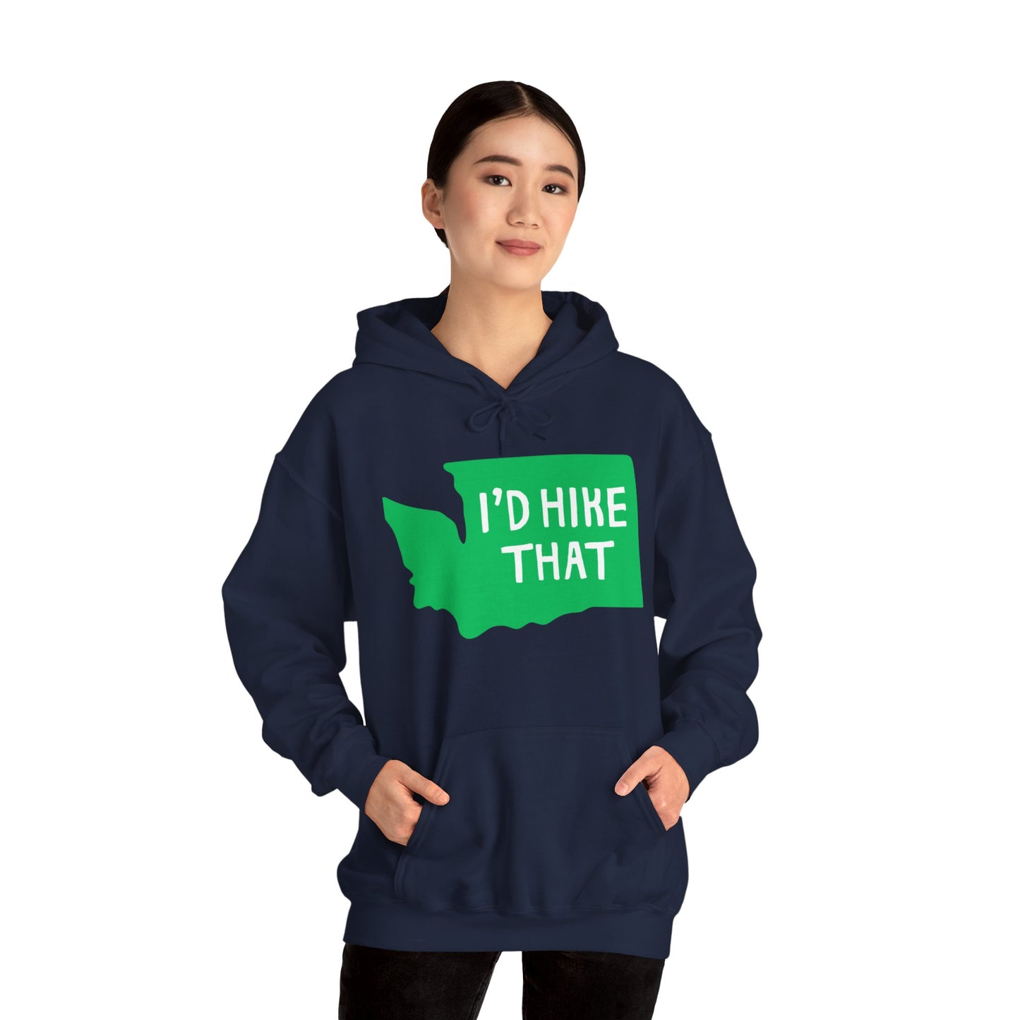 Washington I'd Hike That Hoodie | Premium Soft Pullover Hoodie